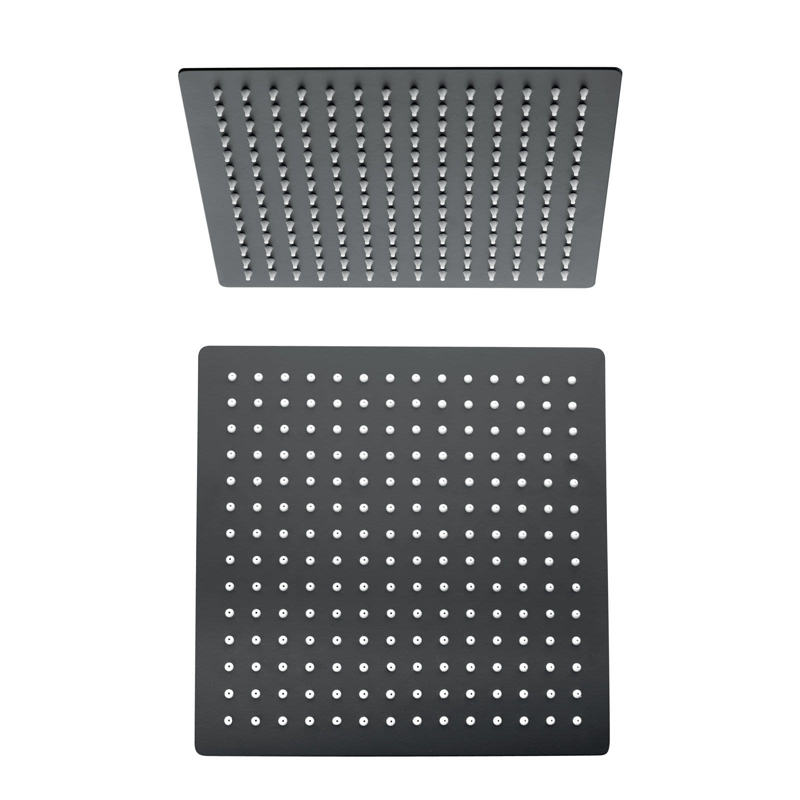 Set doccia incasso 2 vie con braccio 35 + soffione 25 + duplex nero opaco Lumos di Jacuzzi - Rubinetteria