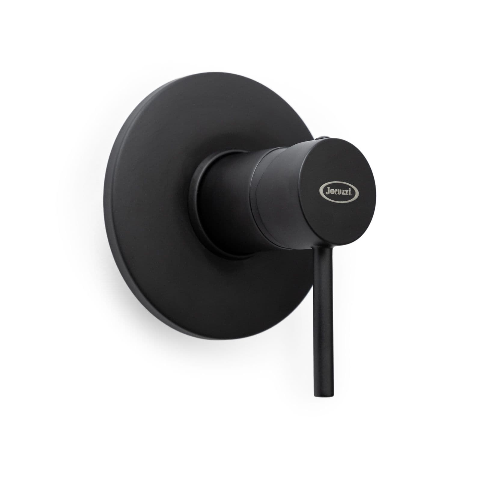 Set doccia incasso con braccio 30 cm e soffione 20 cm nero opaco Gun di Jacuzzi - Rubinetteria