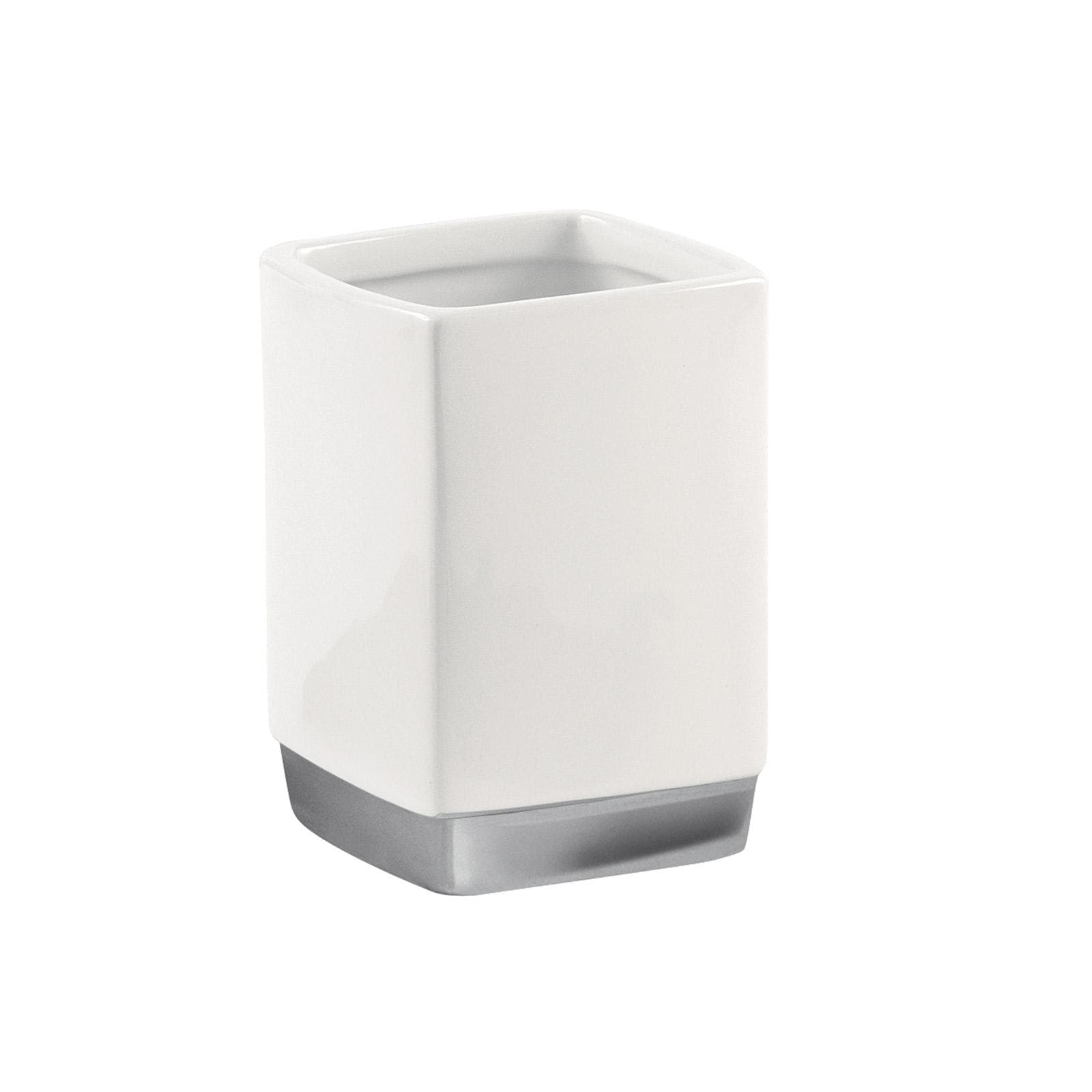 Set 2 accessori d'appoggio in ceramica bianca - Lucy di Gedy