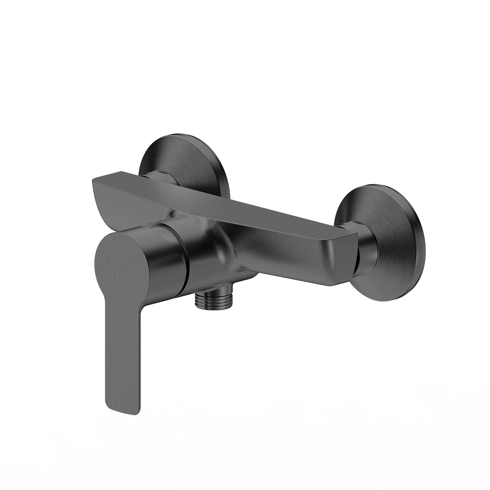 Set esterno doccia e doccino nero spazzolato – Key
