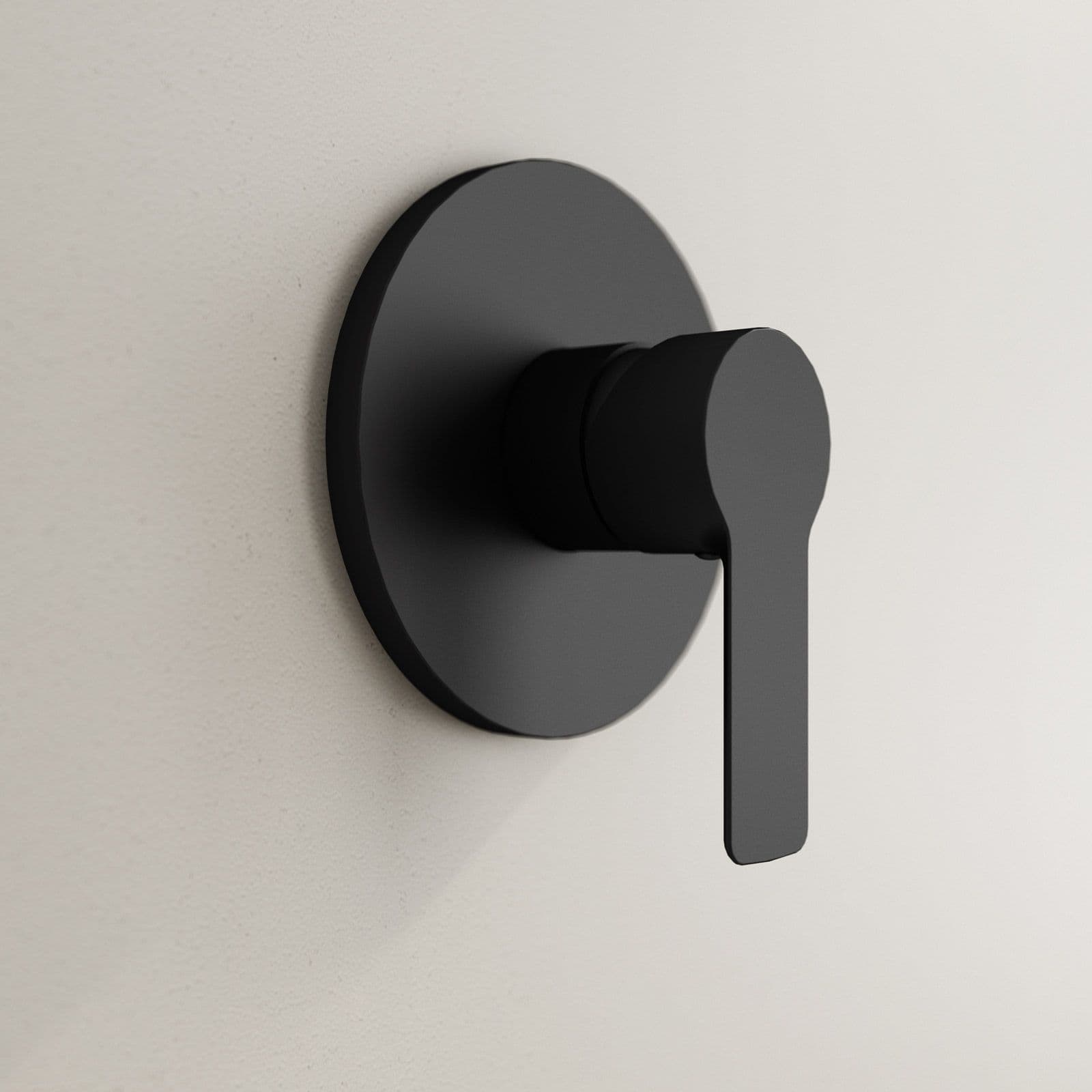 Set incasso doccia con braccio 28 cm e soffione 20 cm nero – Key