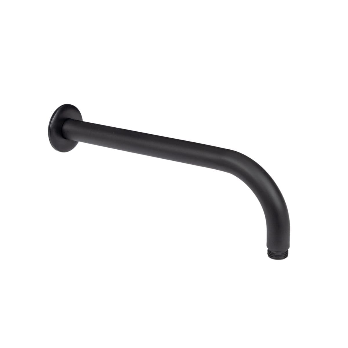 Set incasso doccia con braccio 28 cm e soffione 20 cm nero – Key