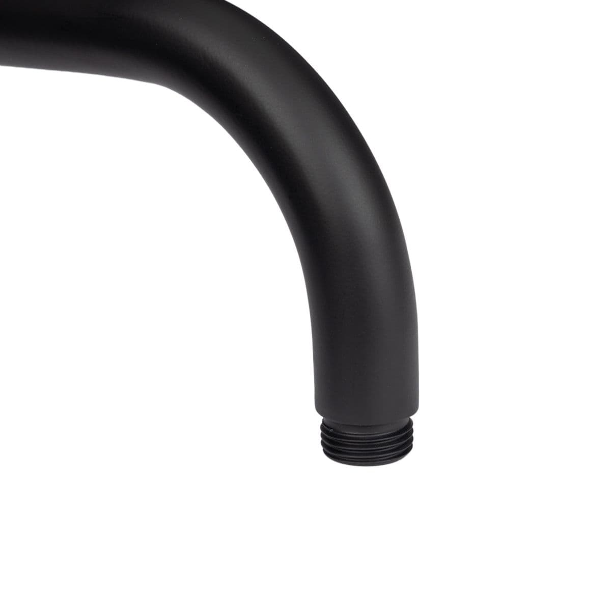 Set incasso doccia con braccio 28 cm e soffione 25 cm nero – Key