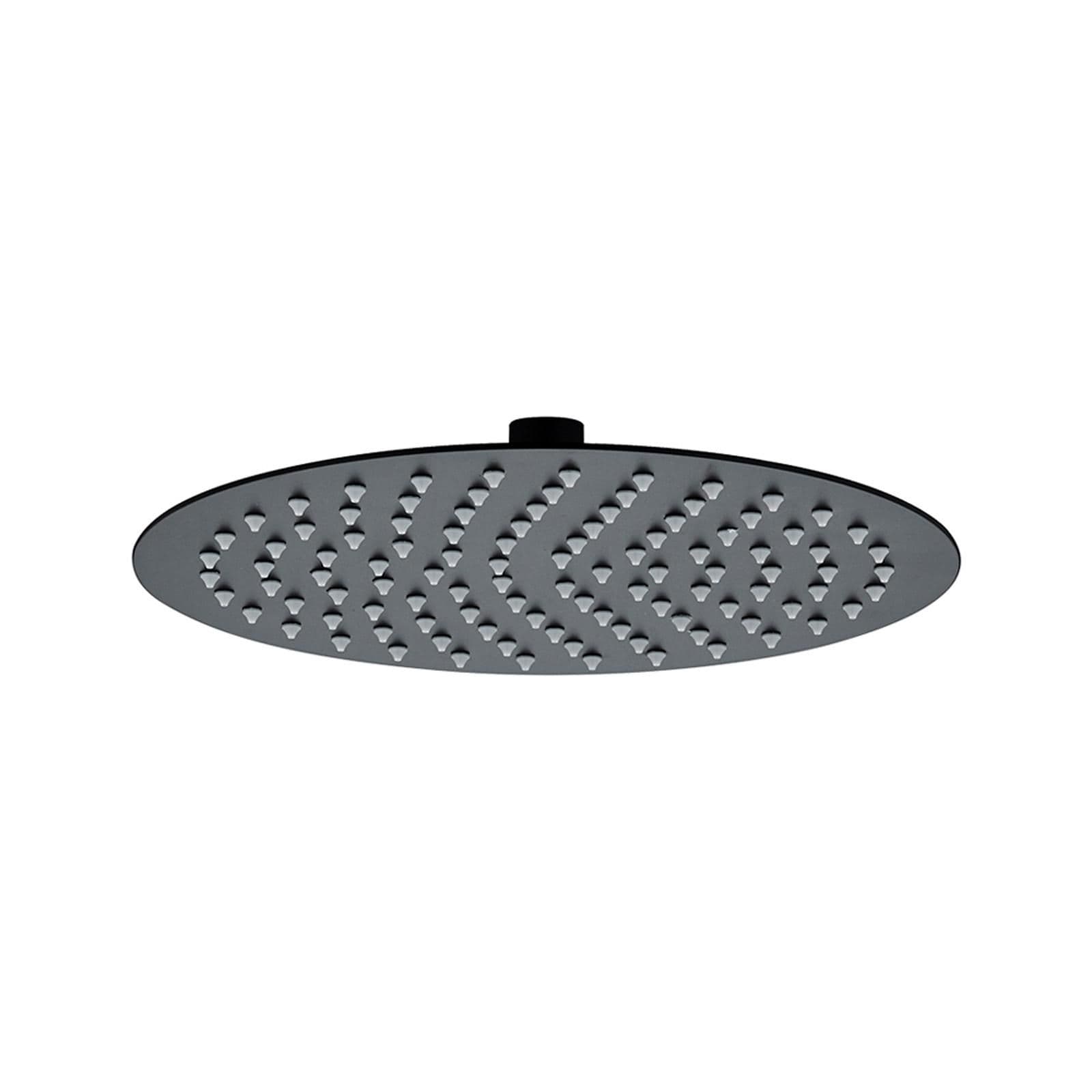 Set incasso doccia con braccio 28 cm e soffione 25 cm nero – Lir