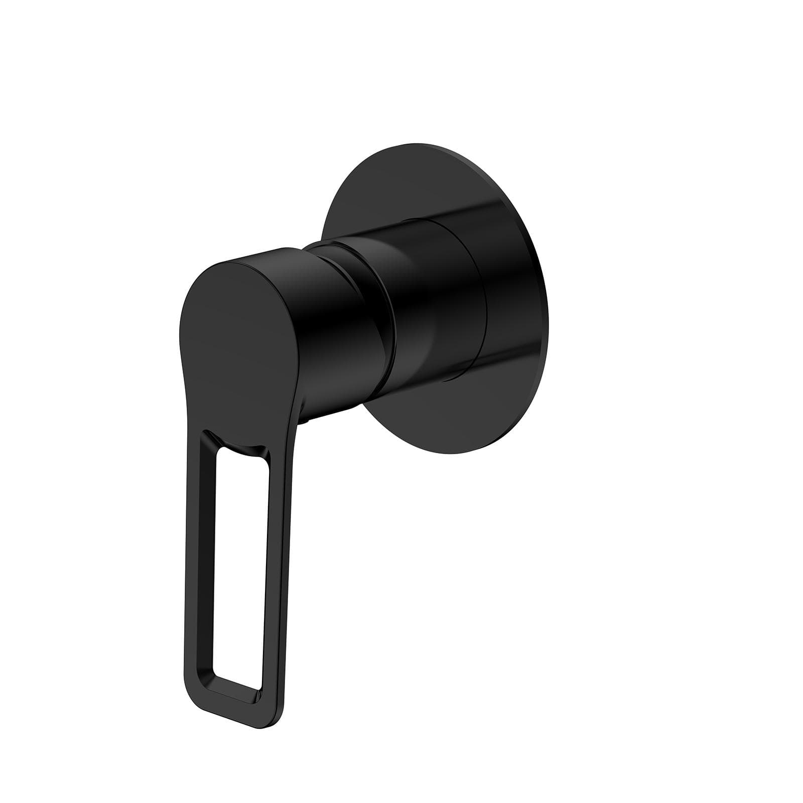 Set incasso doccia con braccio 28 cm e soffione 25 cm nero opaco – Ketra
