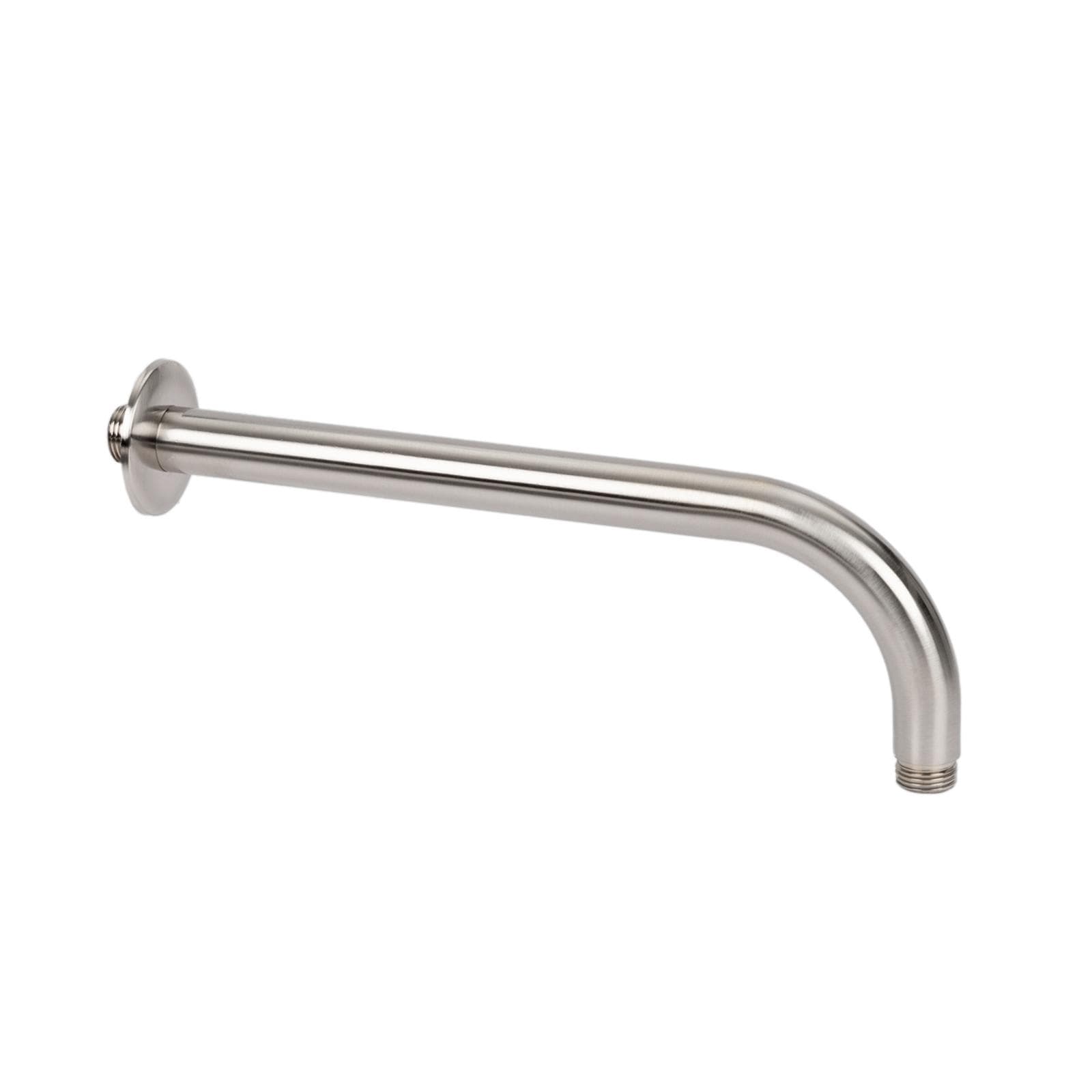 Set incasso doccia con braccio 28 cm e soffione 25 cm spazzolato – Fluid