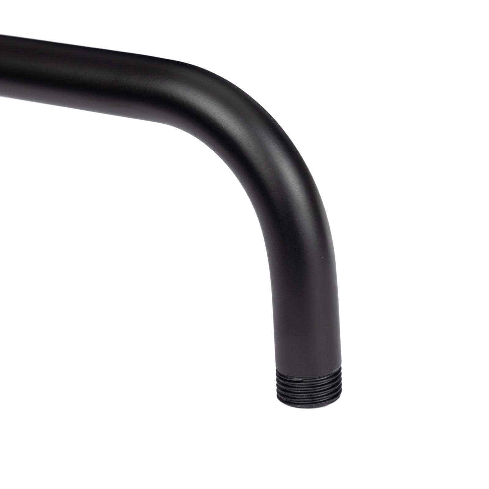 Set incasso doccia con braccio 35 cm e soffione 30 cm nero – Fluid