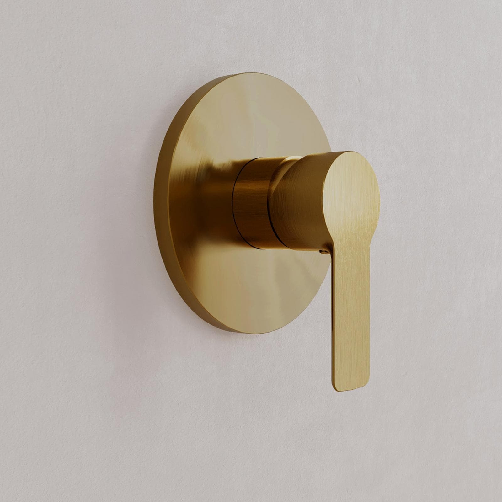 Set incasso doccia con braccio 35 cm e soffione 30 cm oro spazzolato – Key