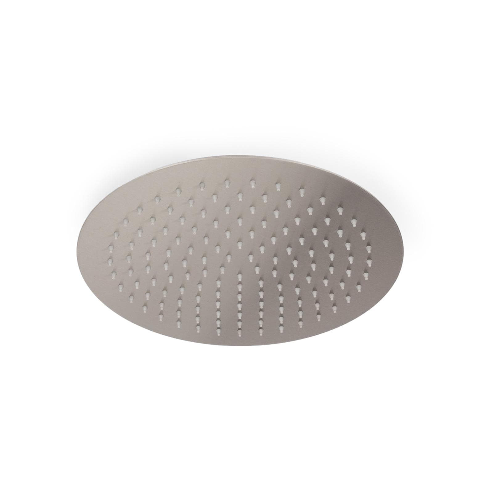Set incasso doccia con braccio 35 cm e soffione 30 cm spazzolato – Fluid