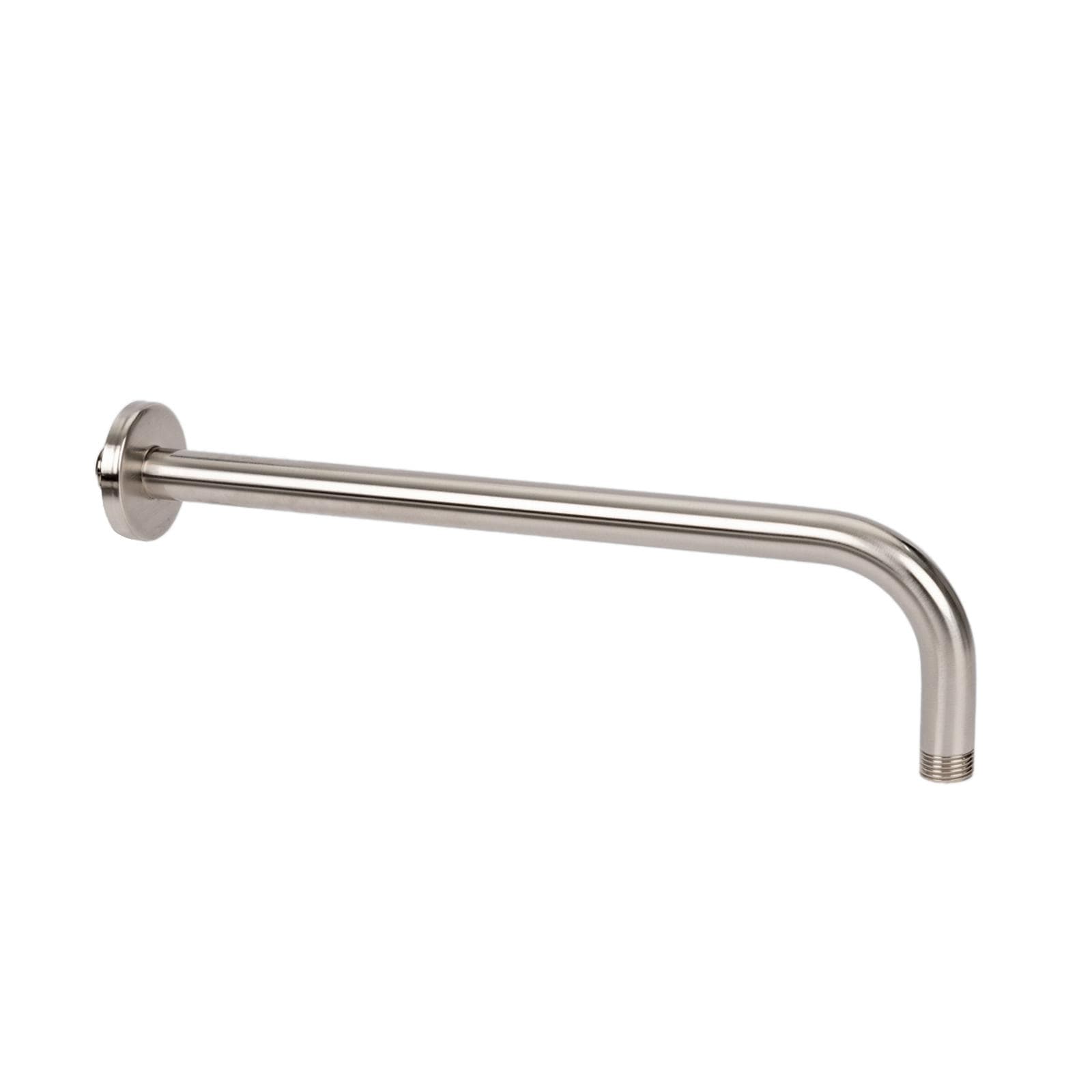 Set incasso doccia con braccio 35 cm e soffione 30 cm spazzolato – Fluid