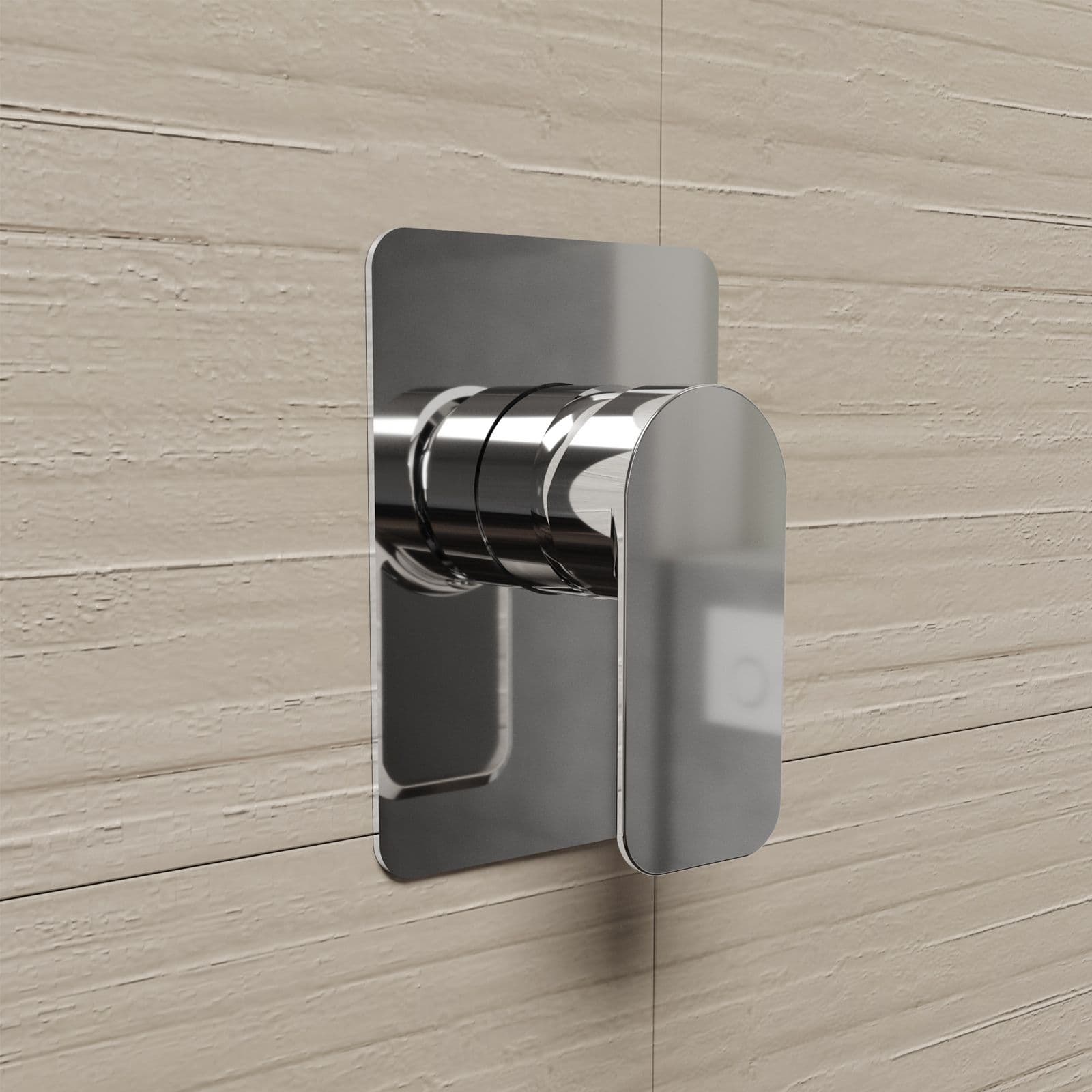Set incasso doccia con braccio a soffitto 20 cm e soffione 25x25 cm cromo – Fusion
