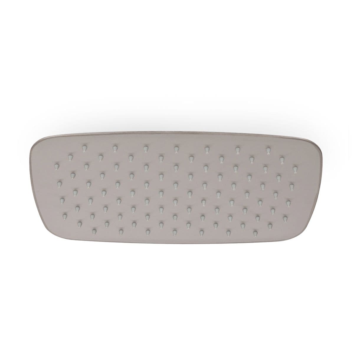 Set incasso doccia con braccio a soffitto 20 cm e soffione 30x20 cm spazzolato – Fusion