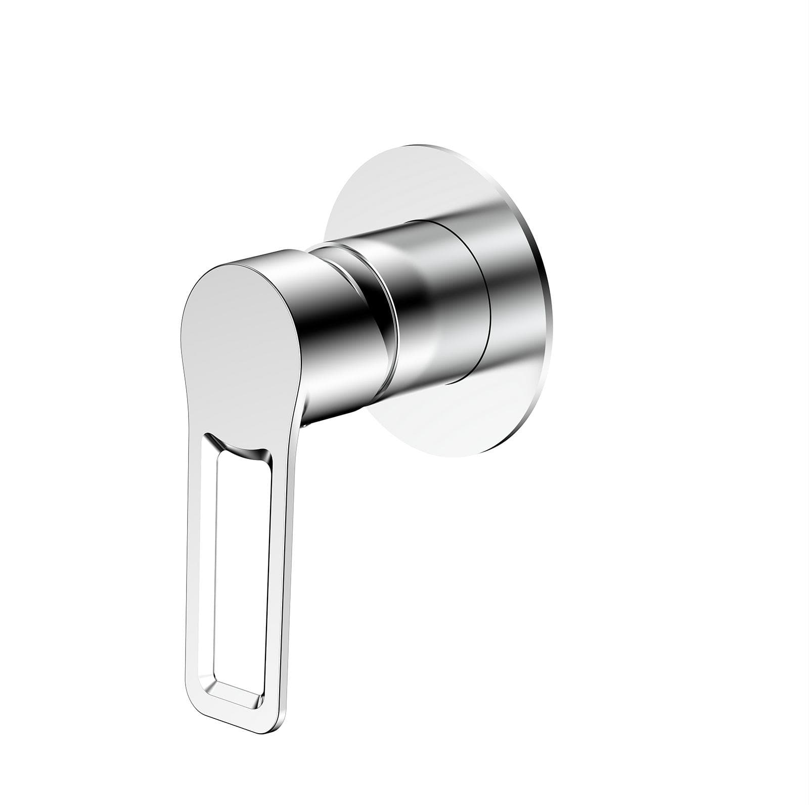 Set incasso doccia con braccio a soffitto 22 cm e soffione 30 cm cromo – Ketra
