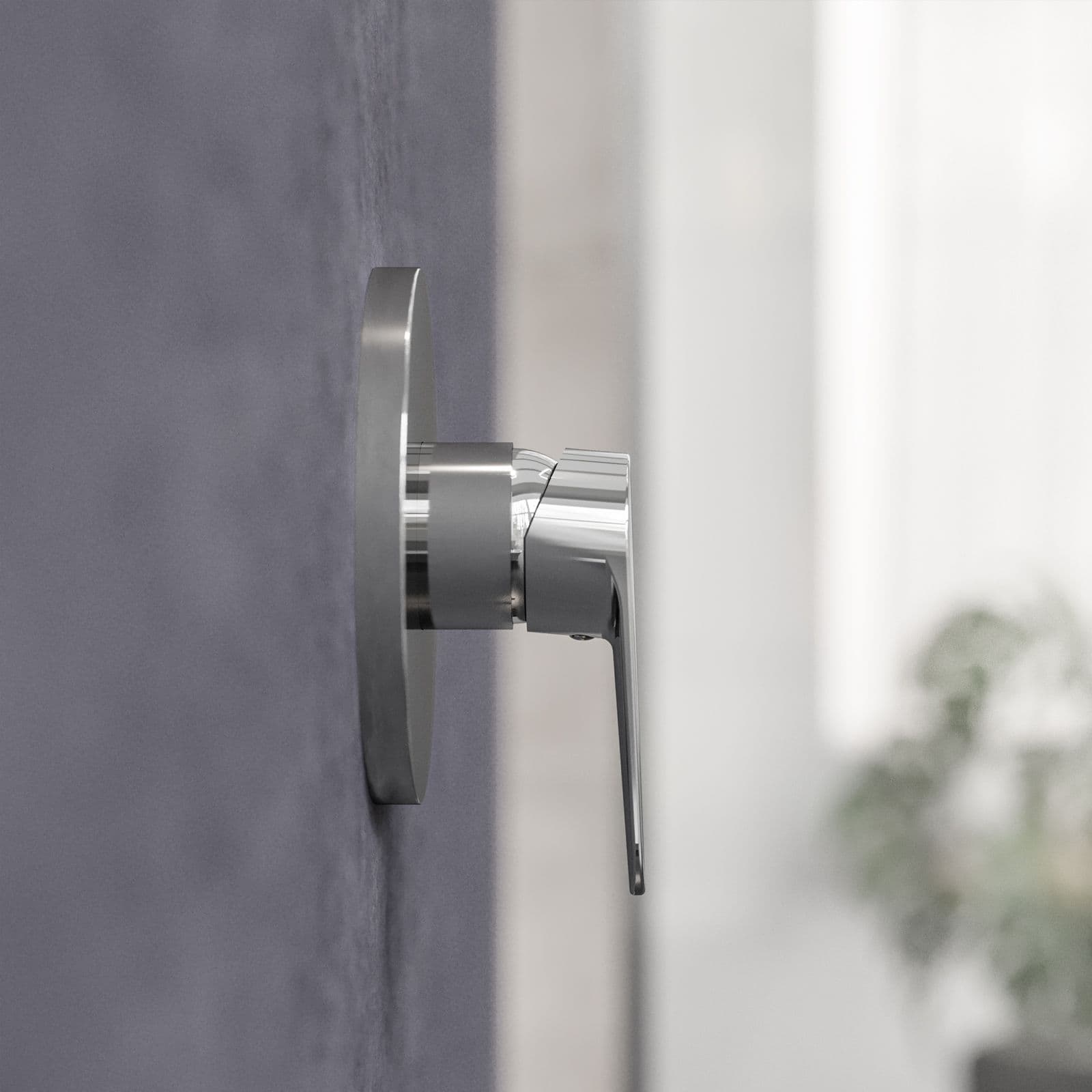 Set incasso doccia con braccio a soffitto 22 cm e soffione 40 cm cromo – Lir