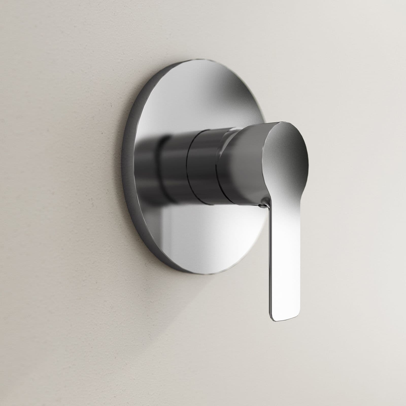Set incasso doccia con braccio a soffitto 22 cm e soffione 20 cm cromo – Key