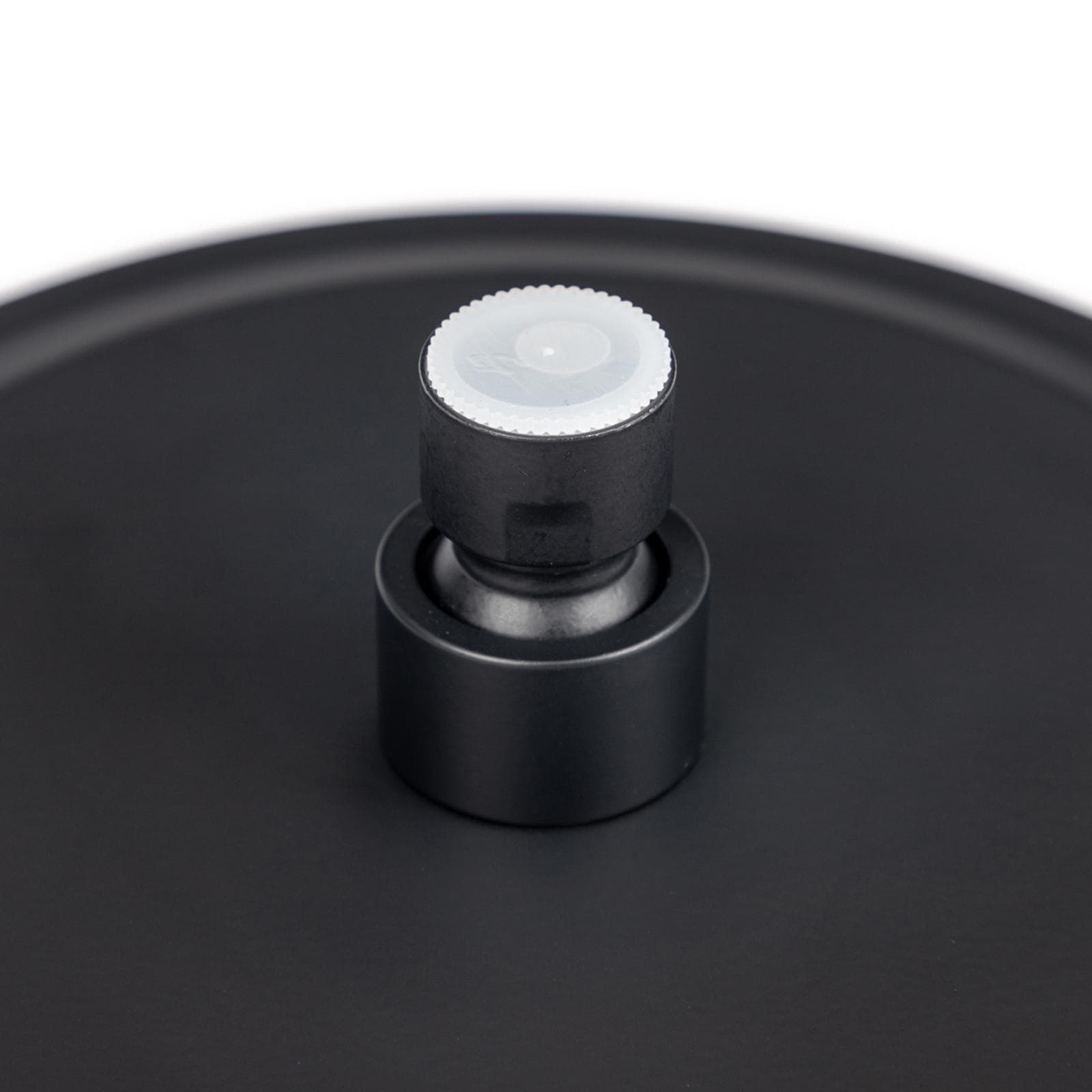 Set incasso doccia con braccio a soffitto 32 cm e soffione 20 cm nero opaco – Fluid