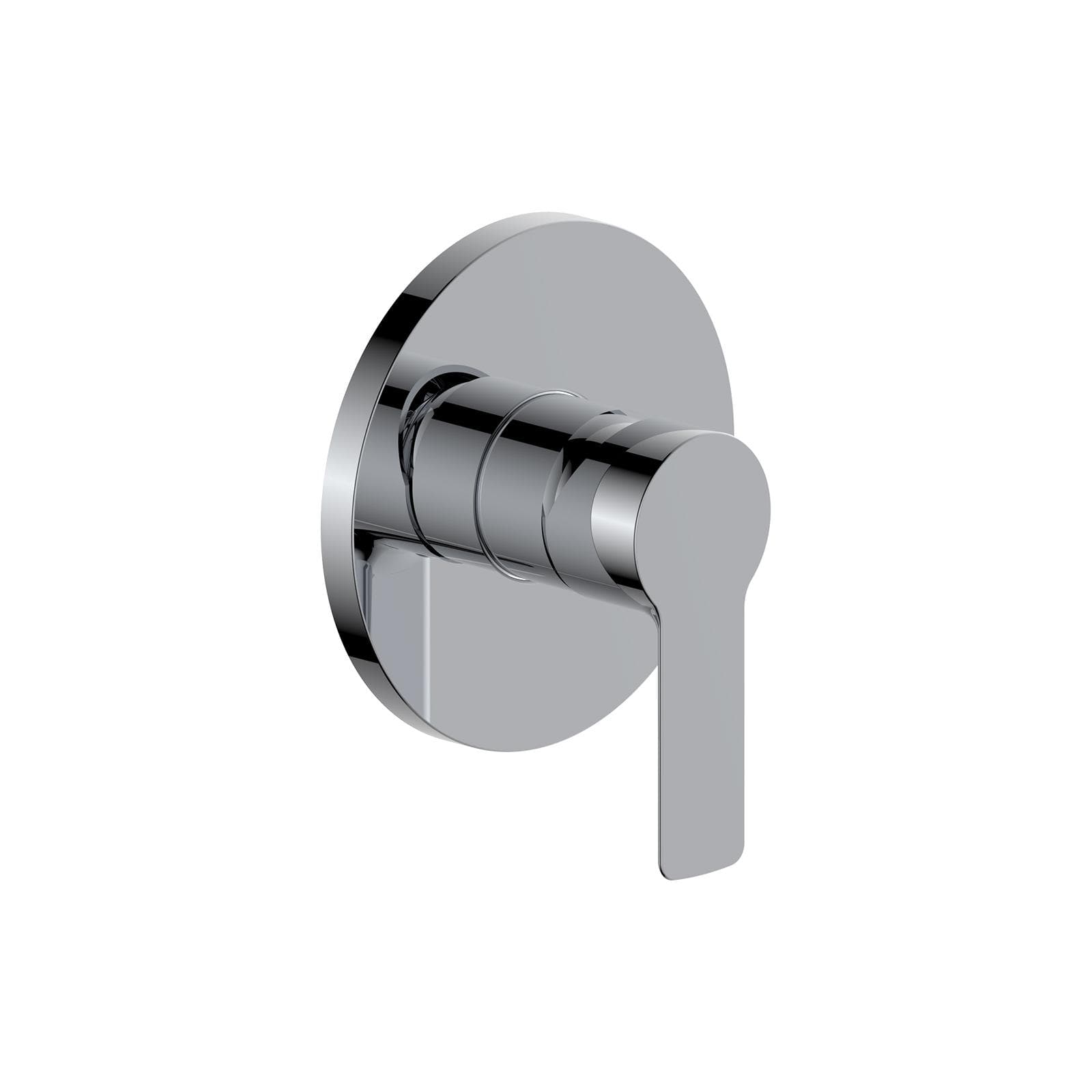 Set incasso doccia con braccio a soffitto 32 cm e soffione 30 cm cromo – Key