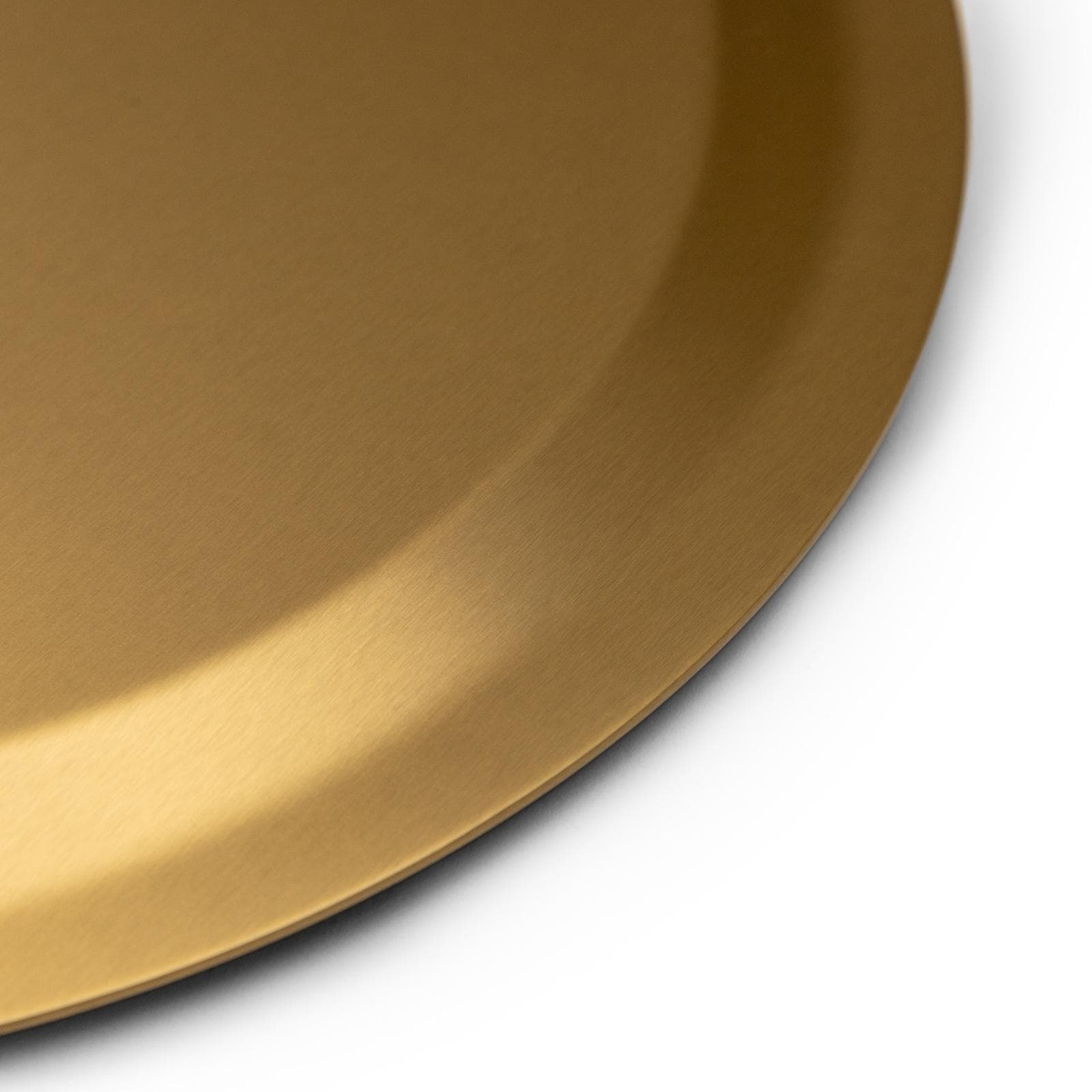 Set incasso doccia con braccio a soffitto 32 cm e soffione 30 cm oro spazzolato – Key