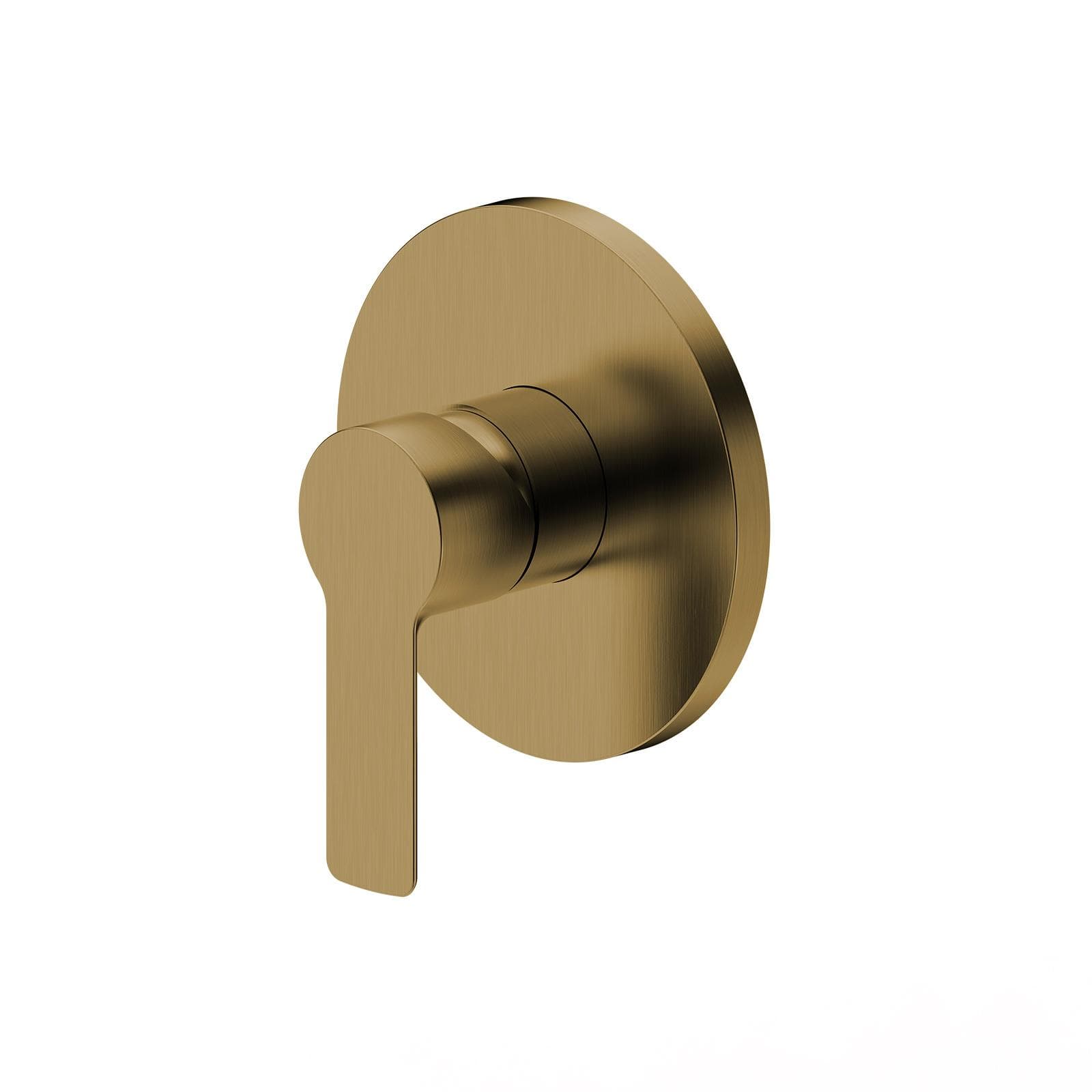 Set incasso doccia con braccio a soffitto 32 cm e soffione 30 cm oro spazzolato – Key