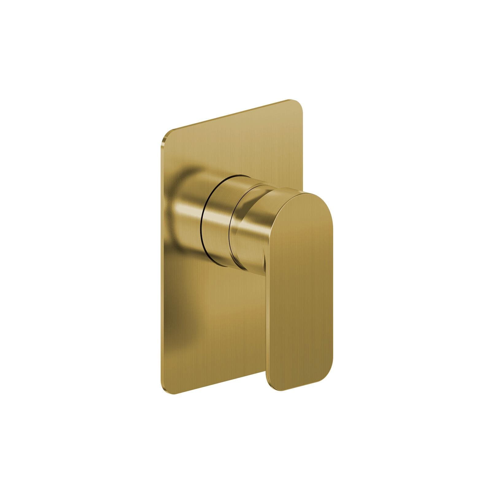 Set incasso doccia con braccio doccia 40 cm e soffione 30x30 cm oro spazzolato – Fusion