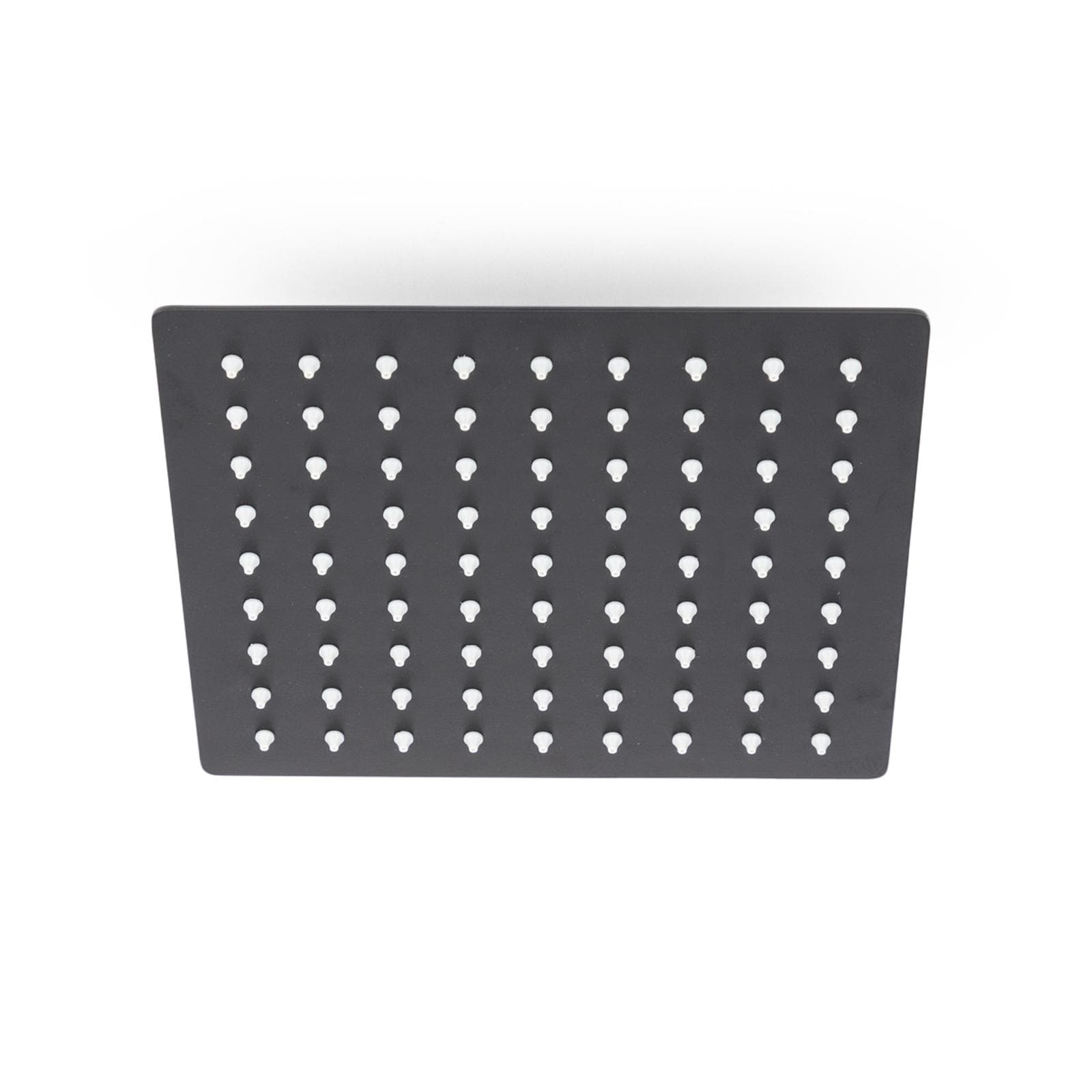 Set incasso doccia con deviatore con braccio doccia 35 cm e soffione 20x20 cm nero – Iota