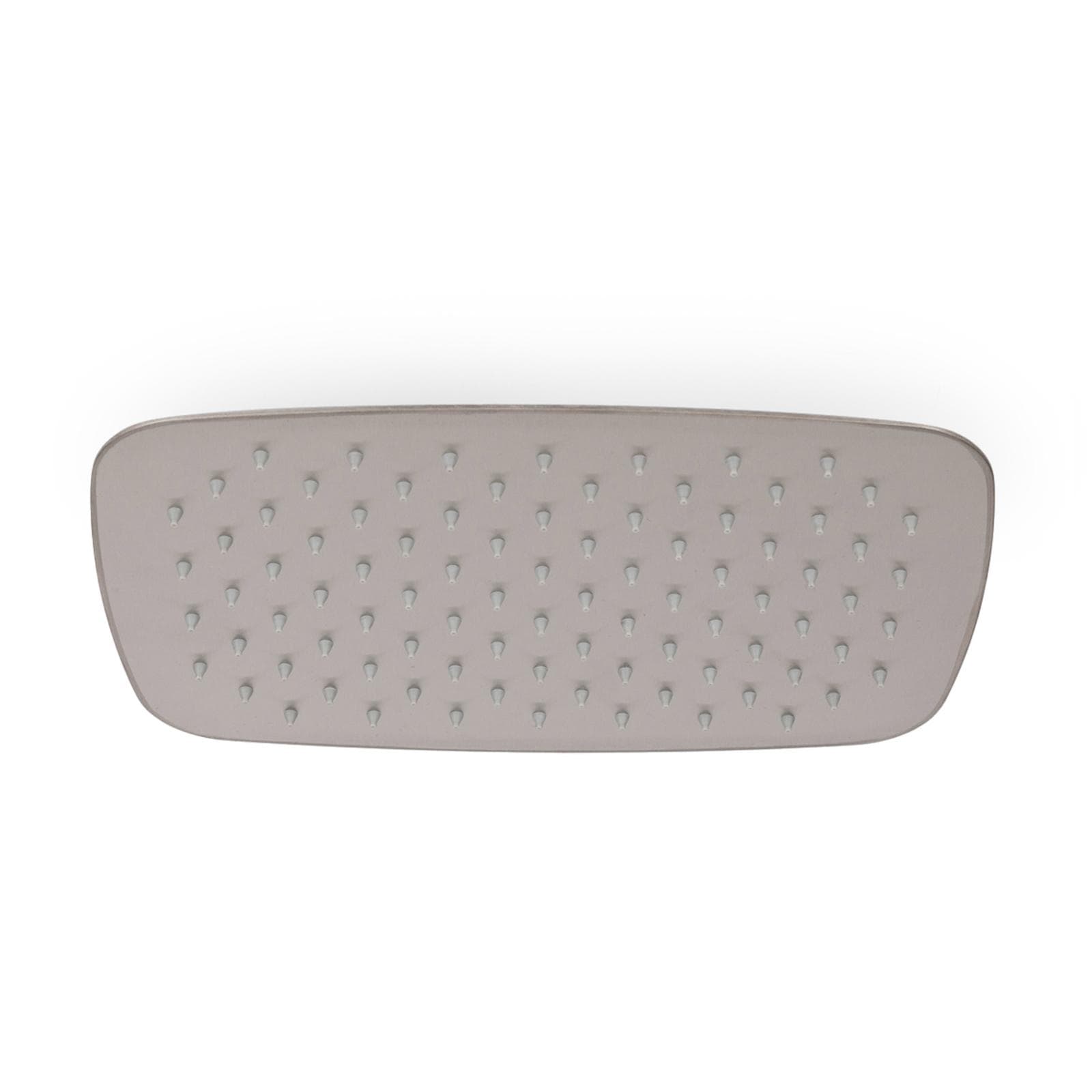 Set incasso doccia con deviatore con braccio doccia 40 cm e soffione 30x20 cm spazzolato – Fusion