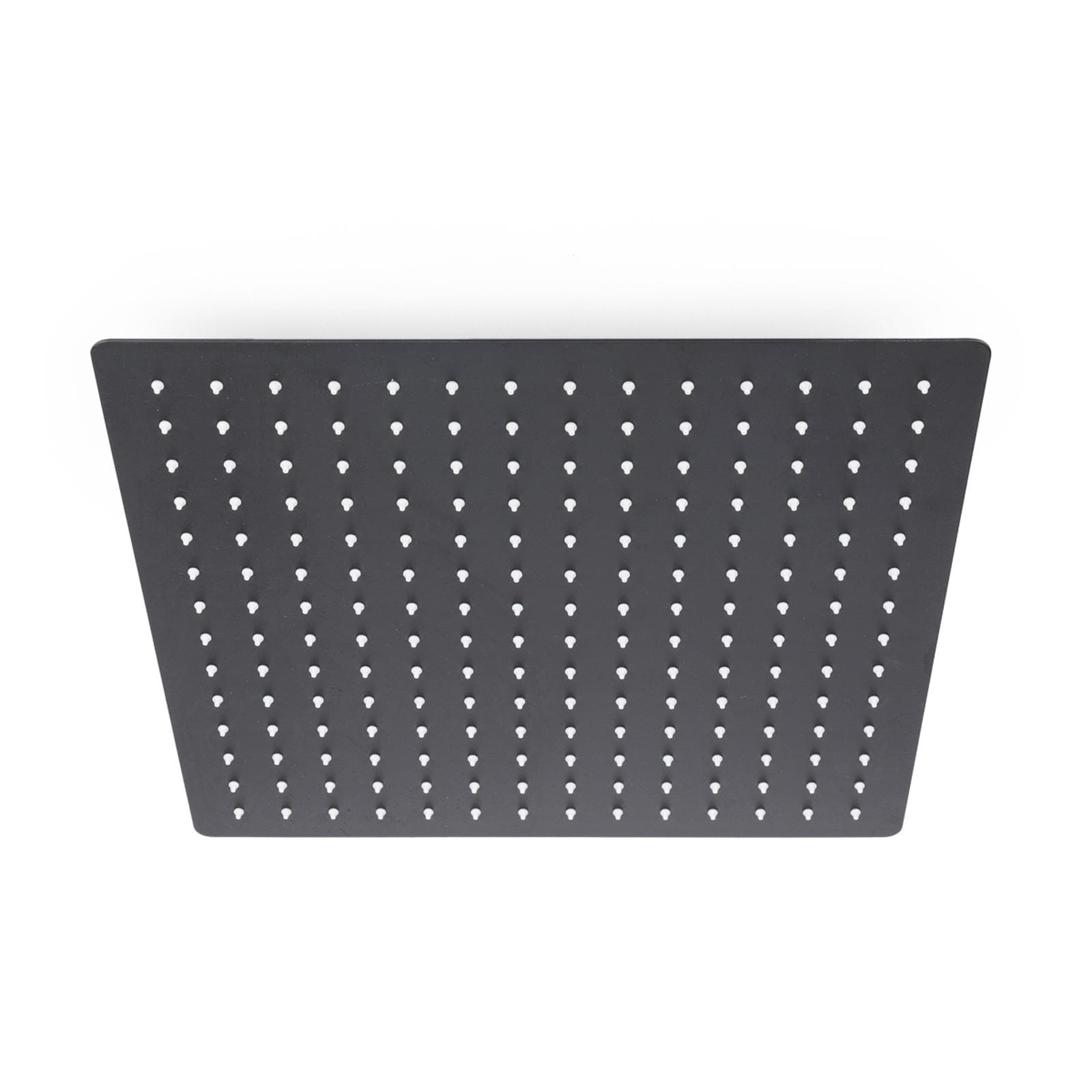 Set incasso doccia con deviatore con braccio doccia 40 cm e soffione 40x40 cm nero – Iota