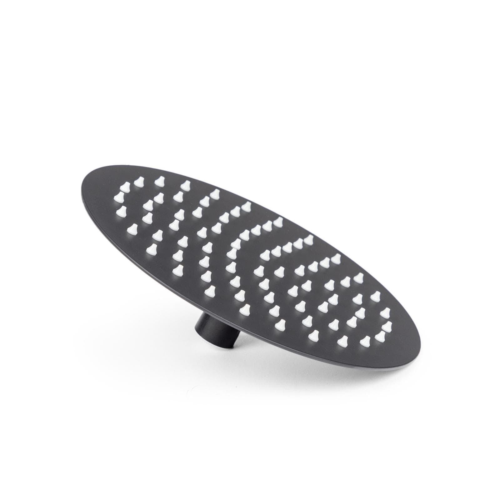 Set incasso doccia con deviatore e doccino con braccio doccia 22 cm e soffione 20 cm nero – Fluid