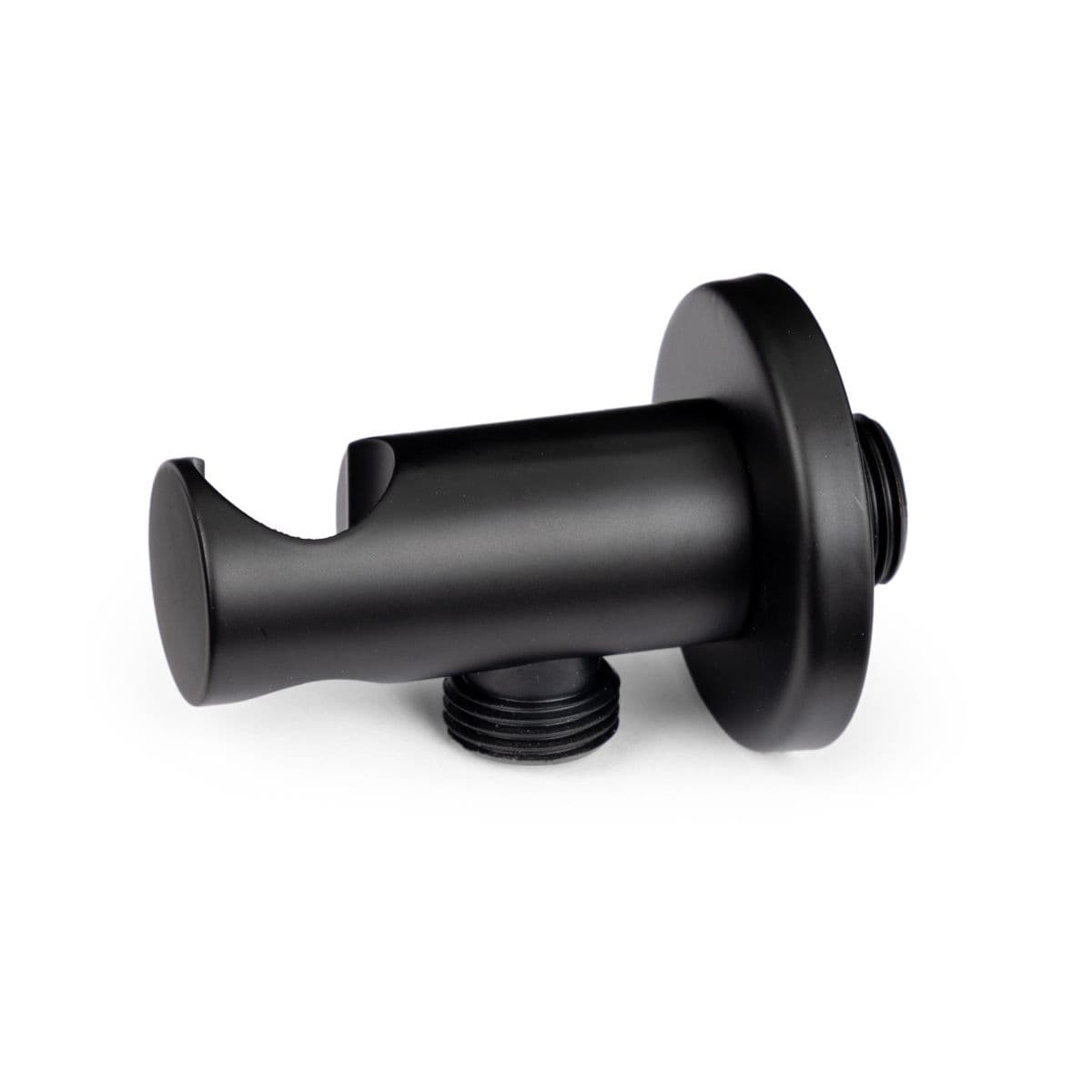 Set incasso doccia con deviatore e doccino con braccio doccia 22 cm e soffione 40 cm nero – Lir