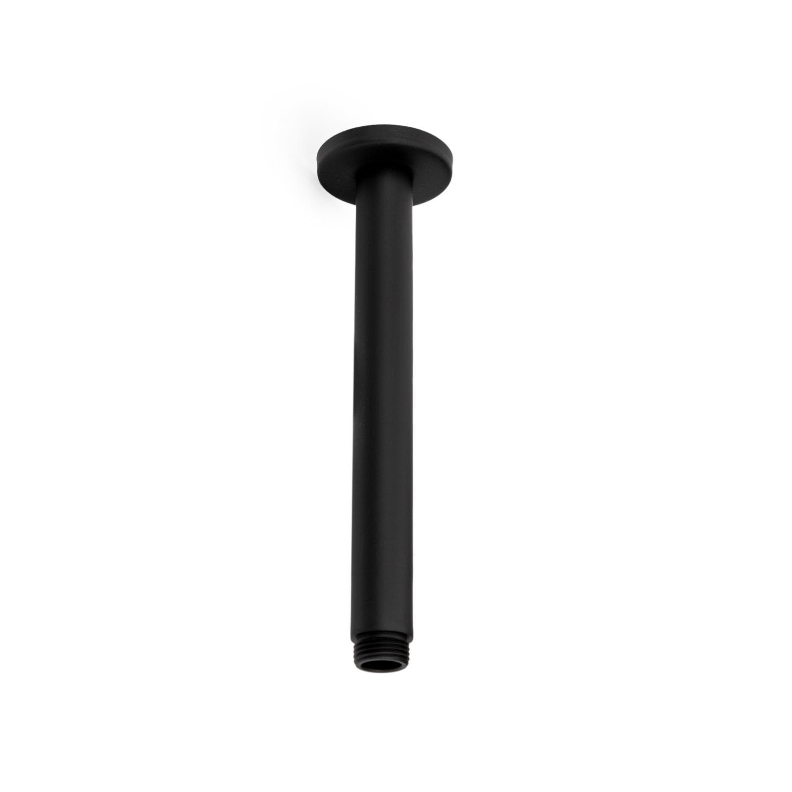 Set incasso doccia con deviatore e doccino con braccio doccia 22 cm e soffione 25 cm nero – Key