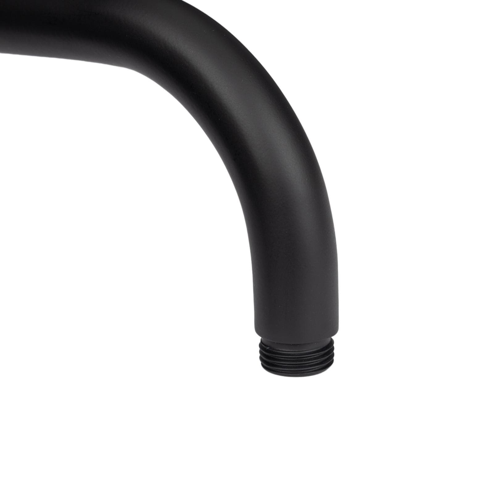 Set incasso doccia con deviatore e doccino con braccio doccia 28 cm e soffione 20 cm nero – Tila