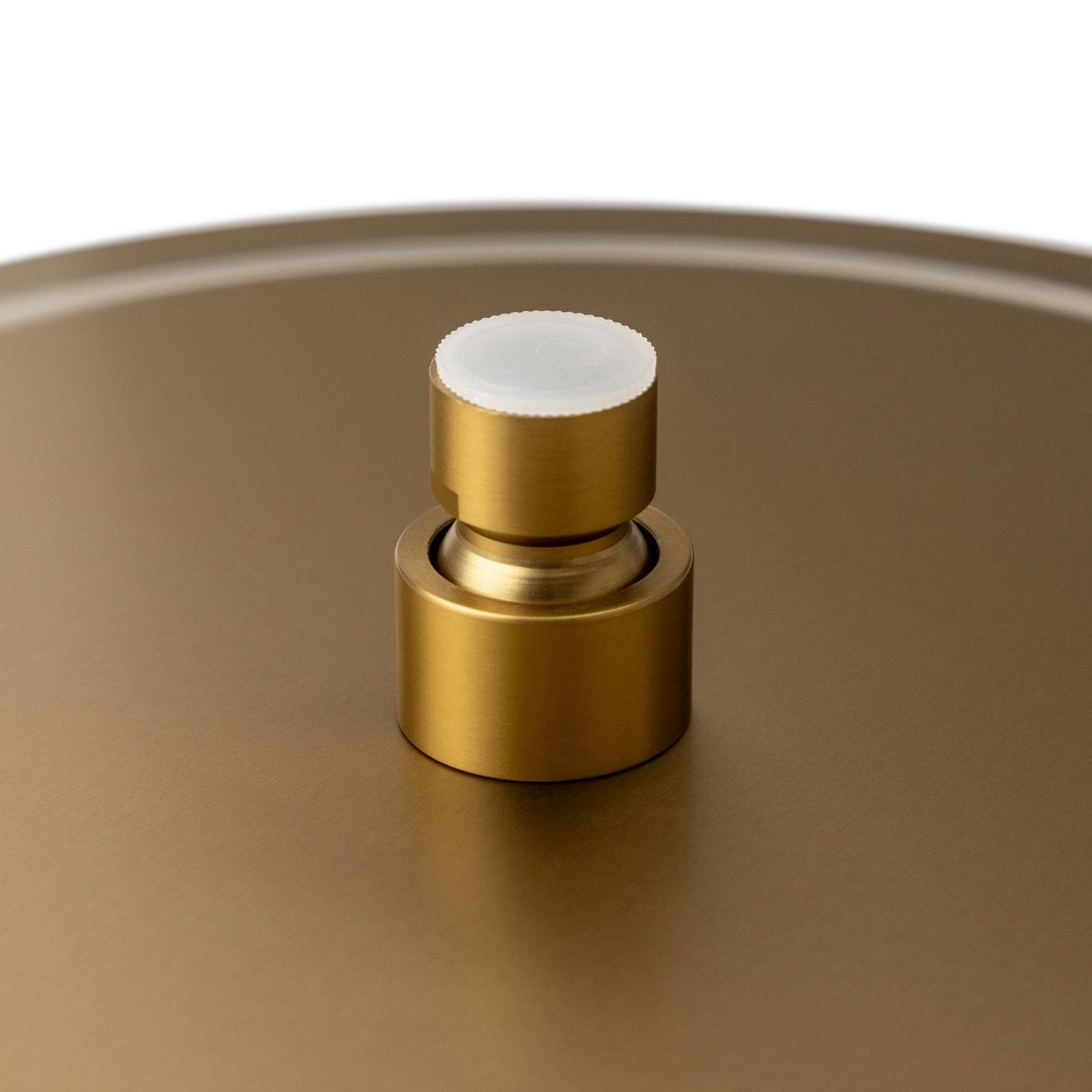 Set incasso doccia con deviatore e doccino con braccio doccia 35 cm e soffione 30 cm oro spazzolato – Fluid
