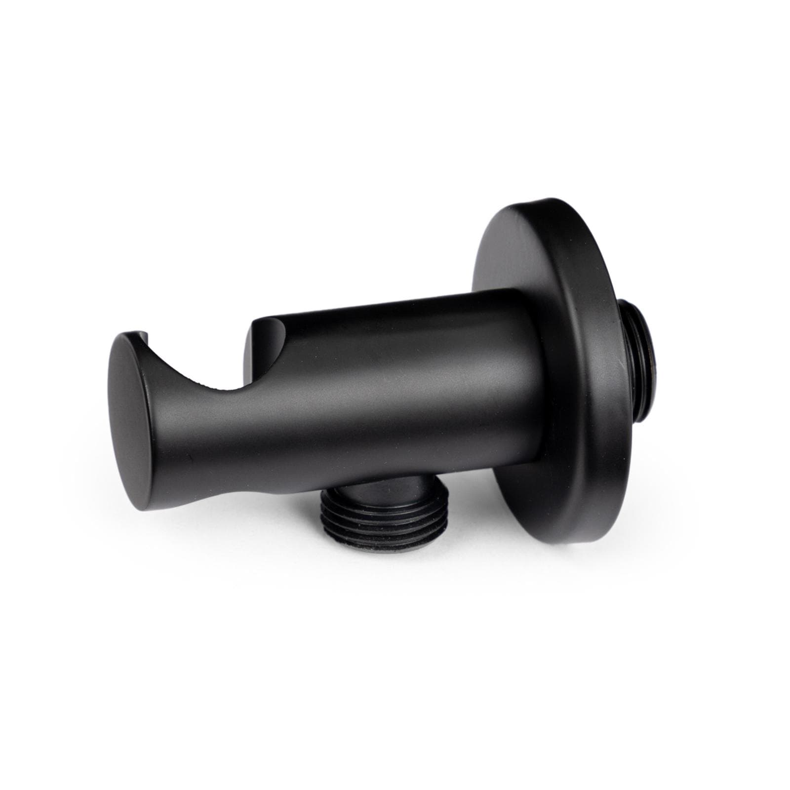 Set incasso doccia con deviatore e doccino con braccio doccia 40 cm e soffione 40 cm nero – Tila