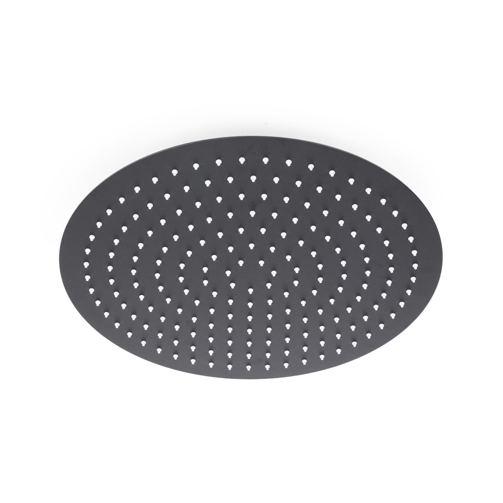 Set incasso doccia con deviatore e doccino con braccio doccia 40 cm e soffione 40 cm nero – Tila