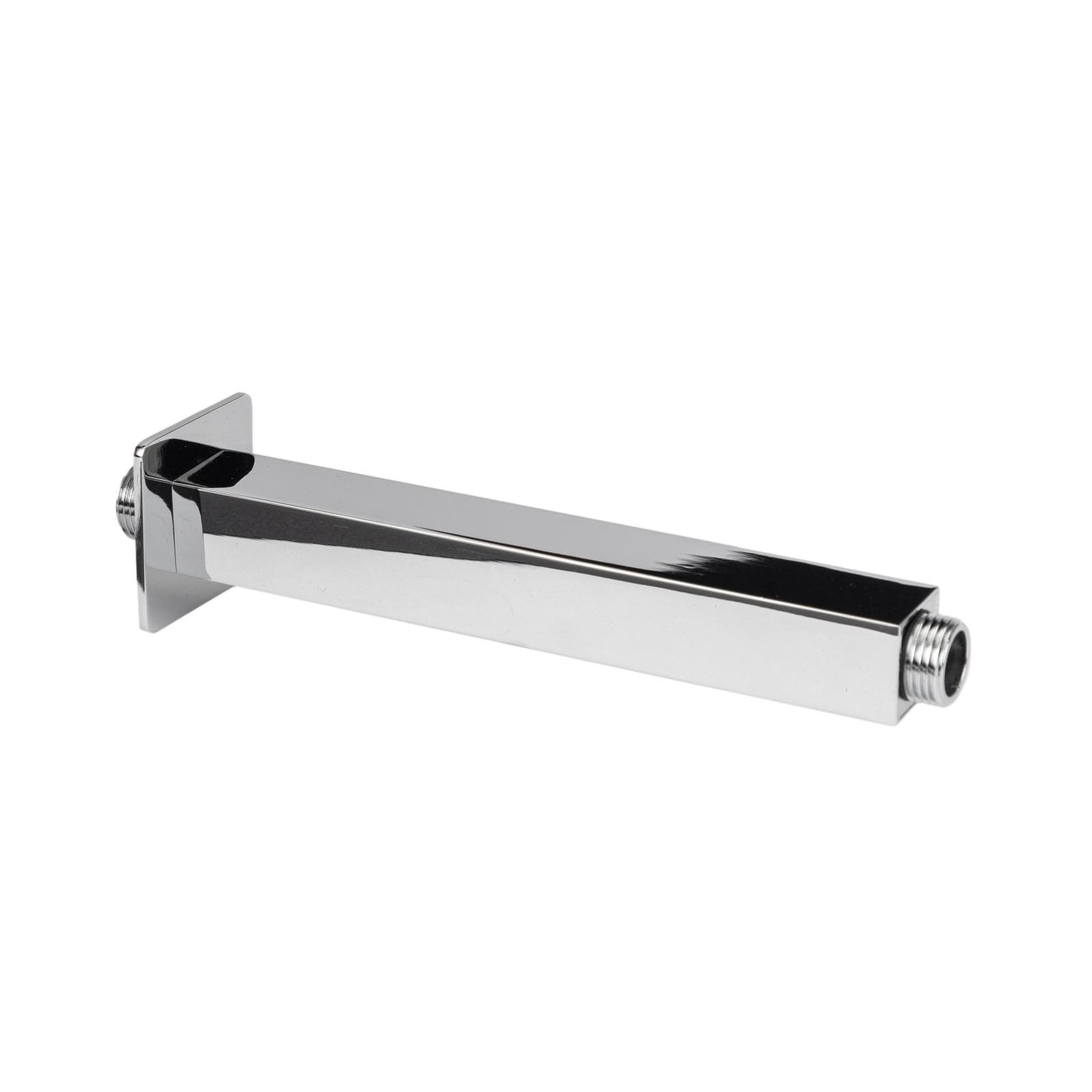 Set incasso doccia con deviatore e doccino con braccio doccia a soffitto 20 cm e soffione 40x40 cm cromo – Tiamat