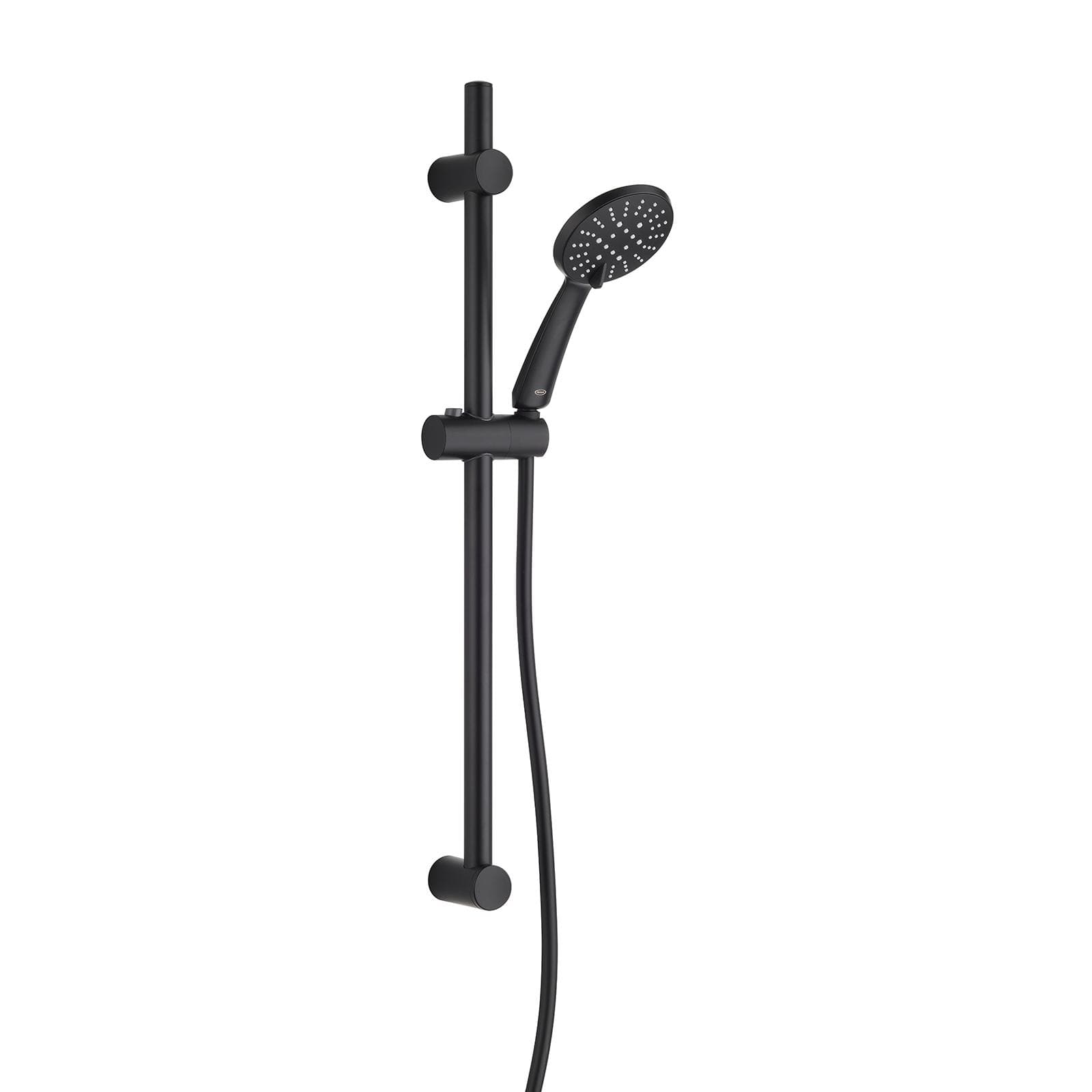 Set incasso doccia con saliscendi e doccino slim multigetto nero opaco - Gun di Jacuzzi Rubinetteria