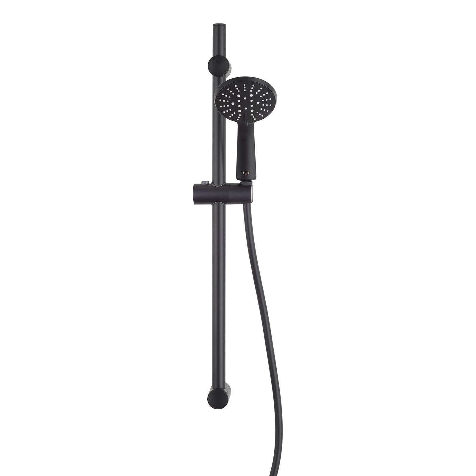 Set incasso doccia con saliscendi e doccino slim multigetto nero opaco - Inca di Jacuzzi Rubinetteria