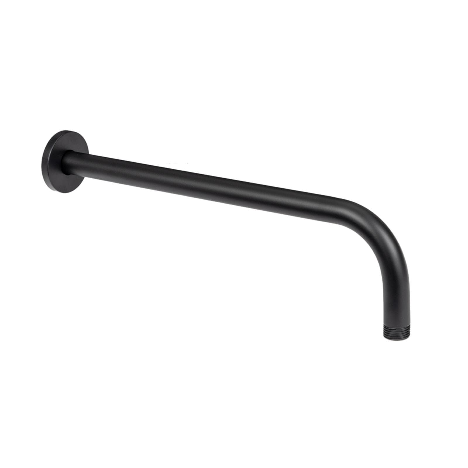 Set incasso doccia termostatico con deviatore e doccino con braccio doccia 35 cm e soffione 30 cm nero – Fluid
