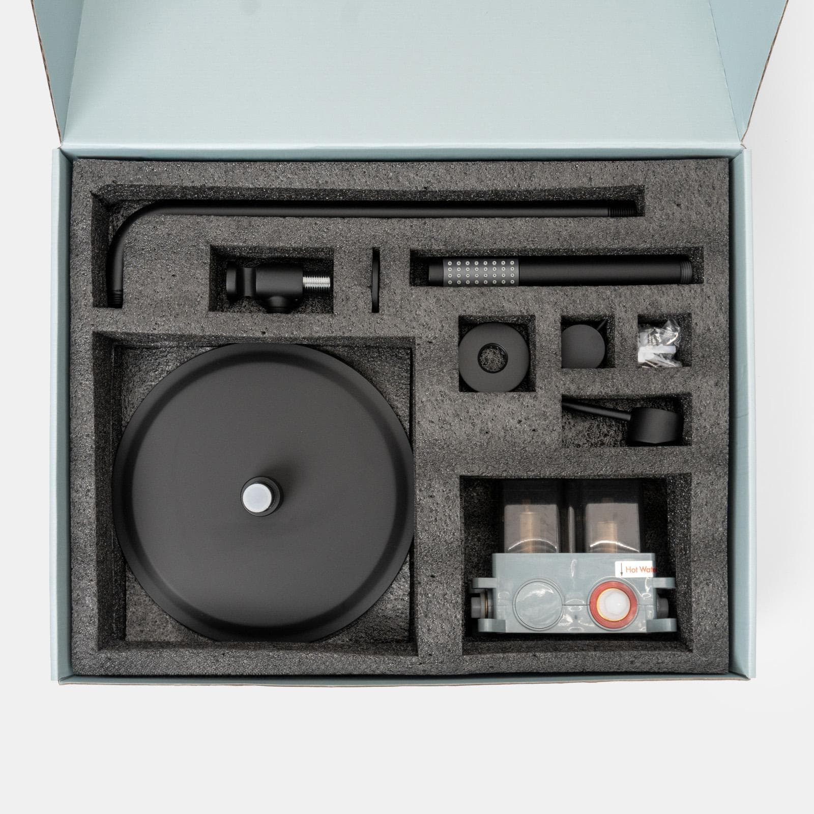 Set incasso in ottone nero opaco - Oasis