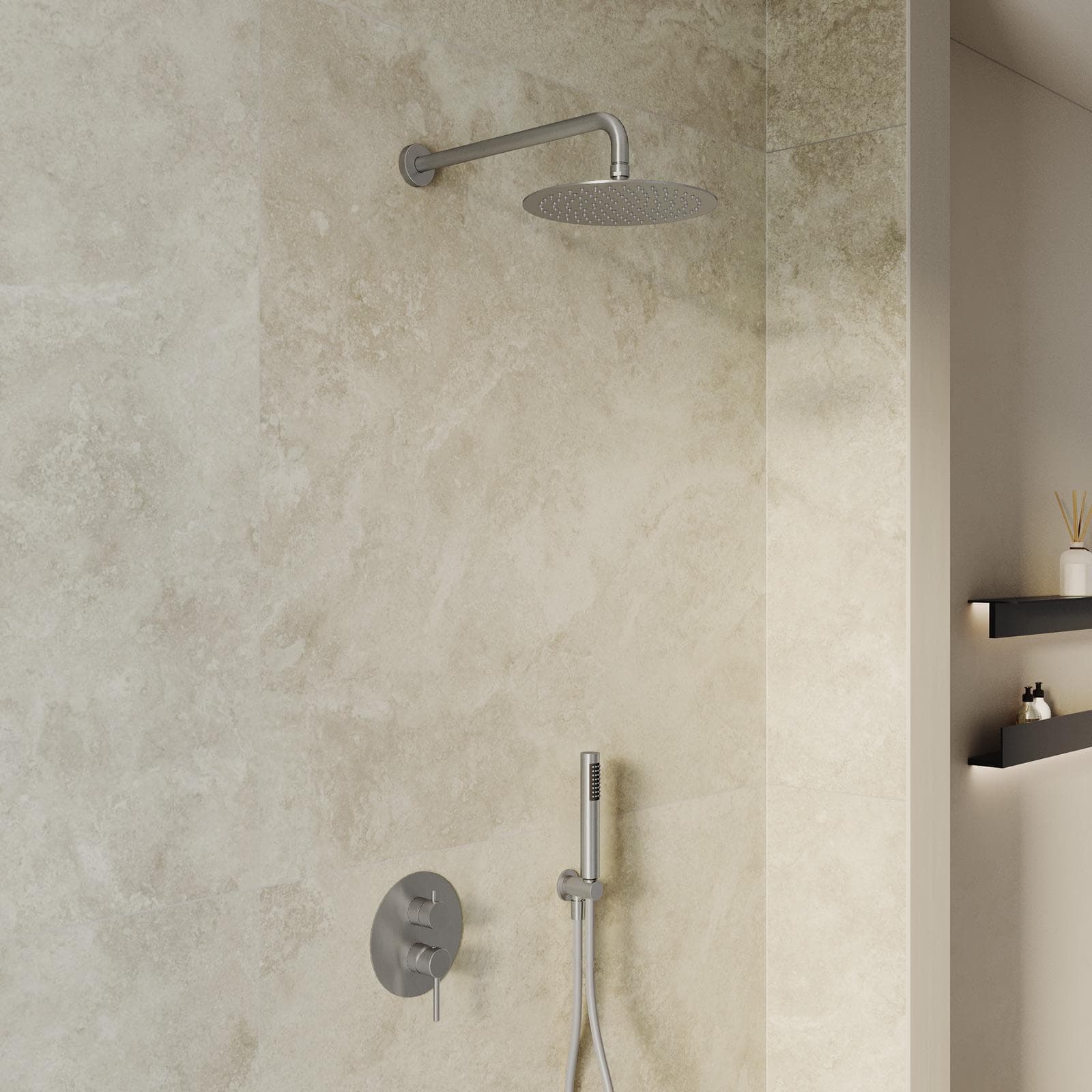 Set incasso in ottone spazzolato - Oasis