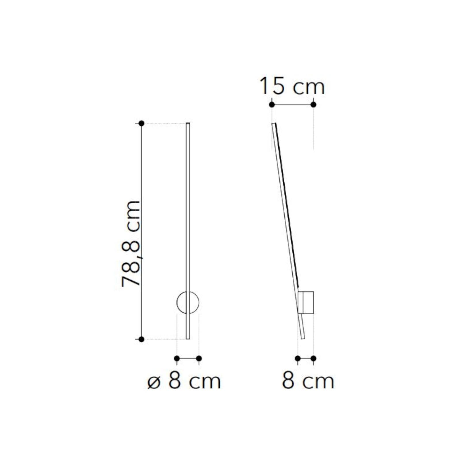 Set lampada da soffitto e 2 applique a luce naturale in alluminio nero goffrato