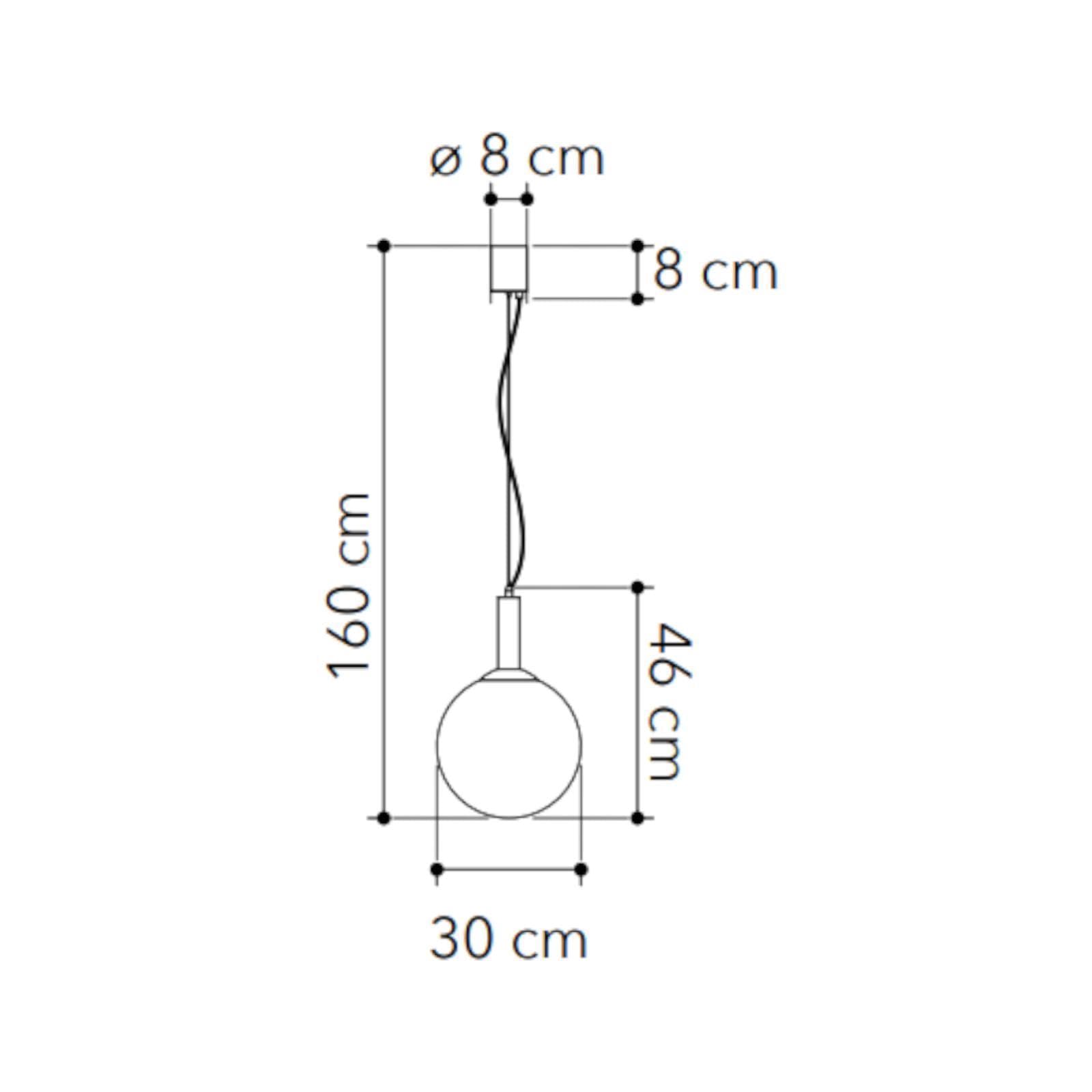 Set lampadario a sospensione con 2 applique in oro rosa e vetro soffiato