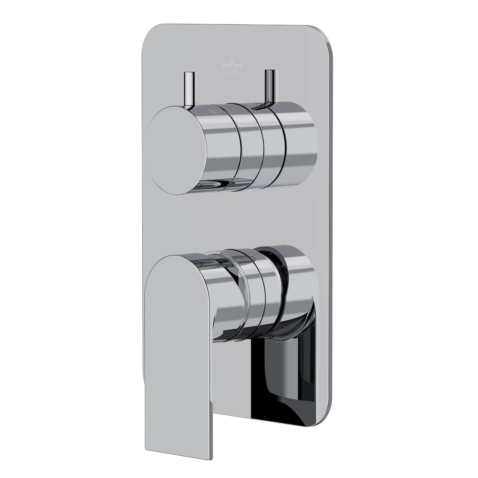 Set miscelatore lavabo alto e bidet con incasso doccia con deviatore cromo – Iota