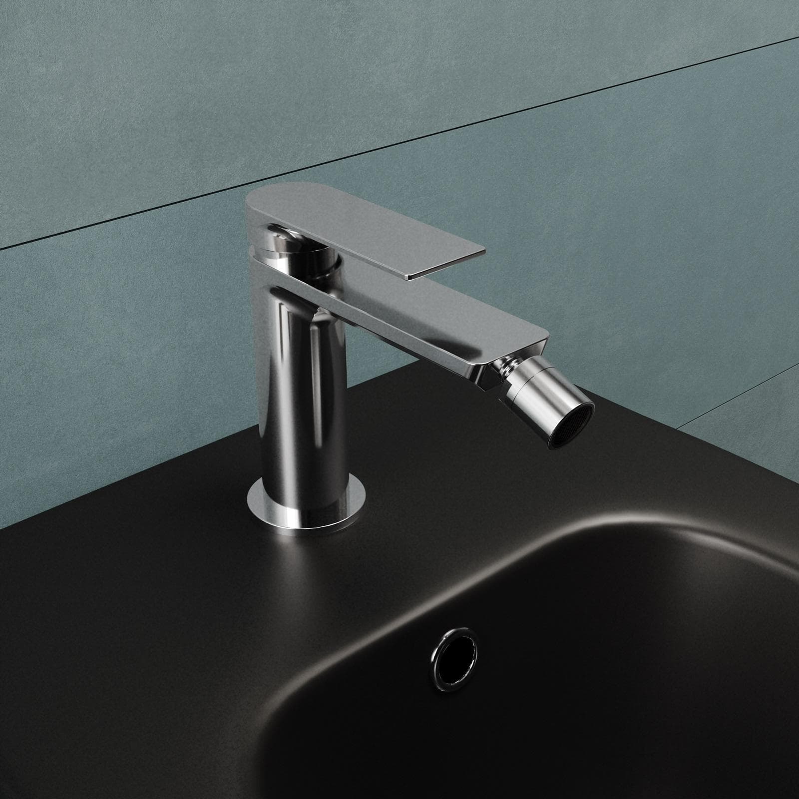 Set miscelatore lavabo alto e bidet con incasso doccia con deviatore cromo – Iota