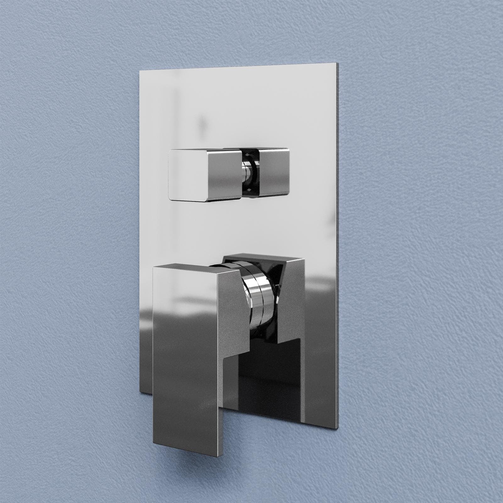 Set miscelatore lavabo alto e bidet con incasso doccia con deviatore cromo – Kyria
