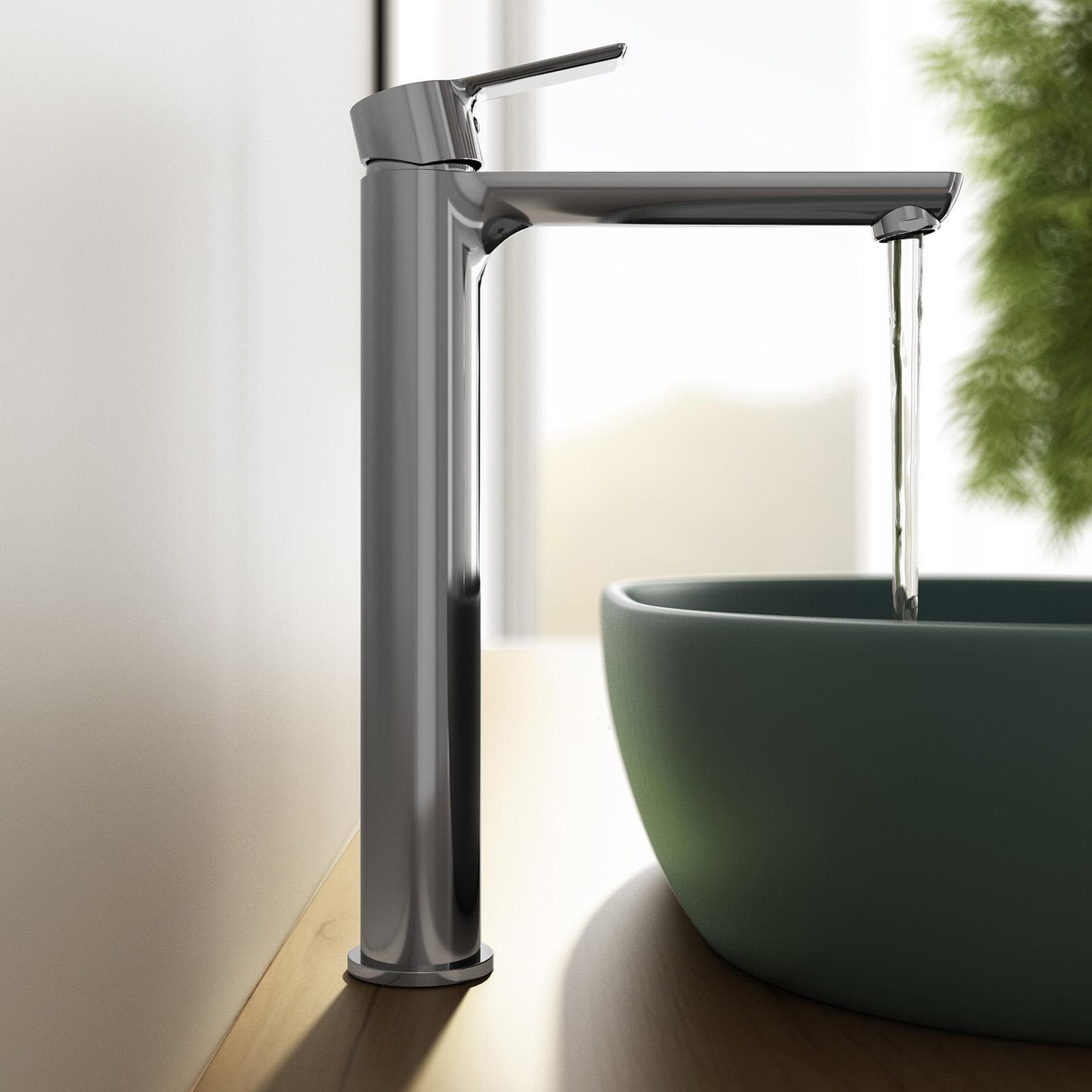 Set miscelatore lavabo alto e bidet cromo – Key