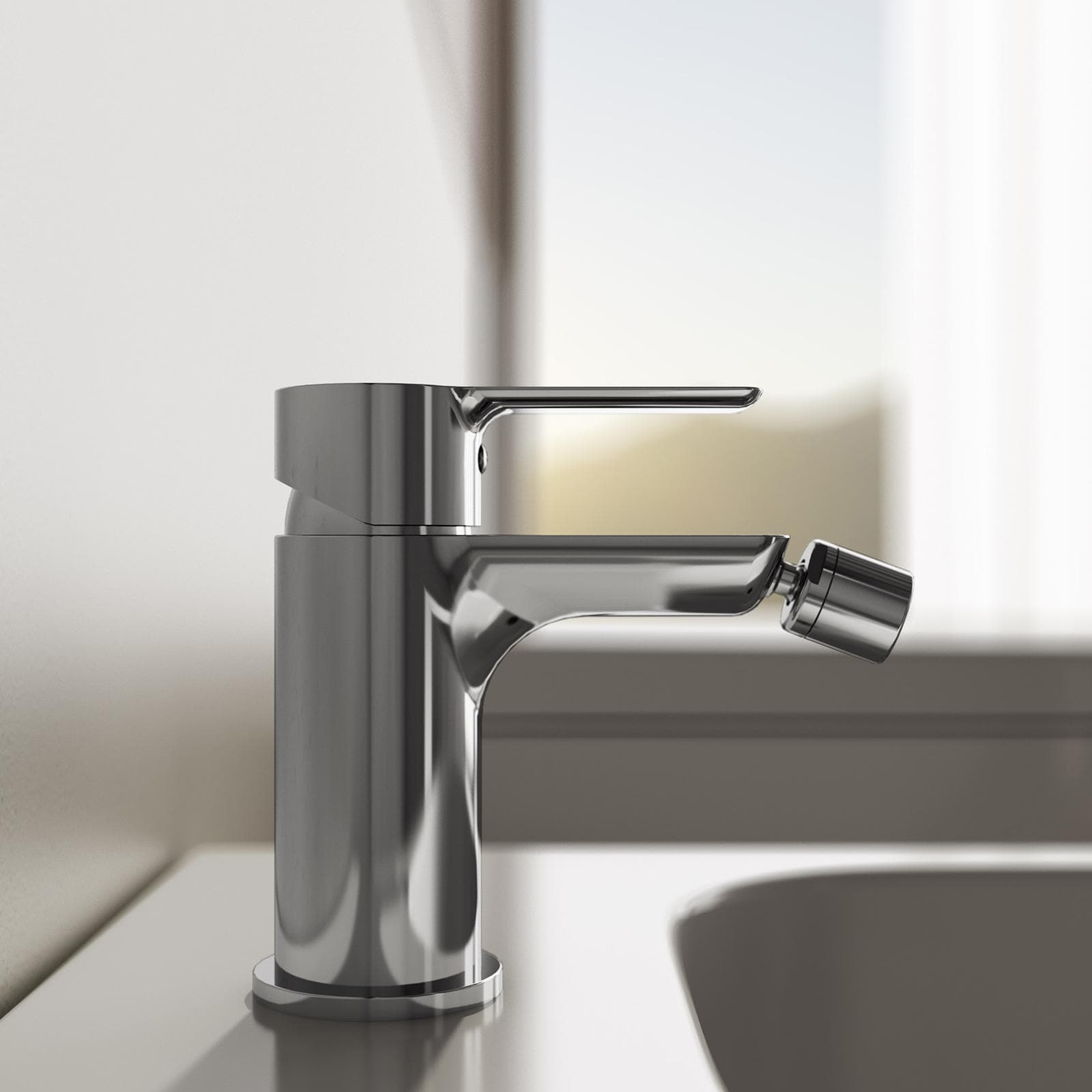Set miscelatore lavabo alto e bidet cromo – Key