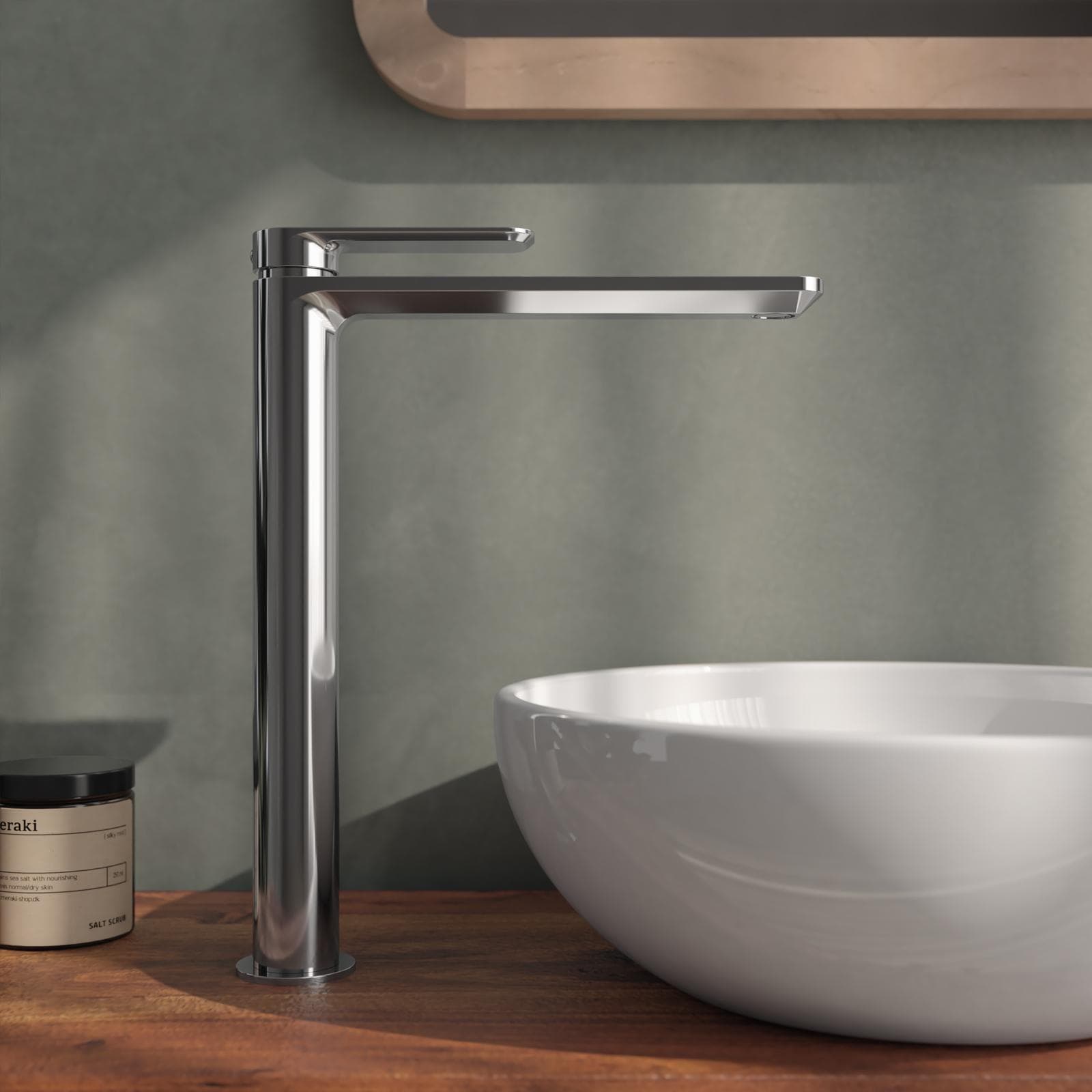 Set miscelatore lavabo alto e bidet cromo – Fusion
