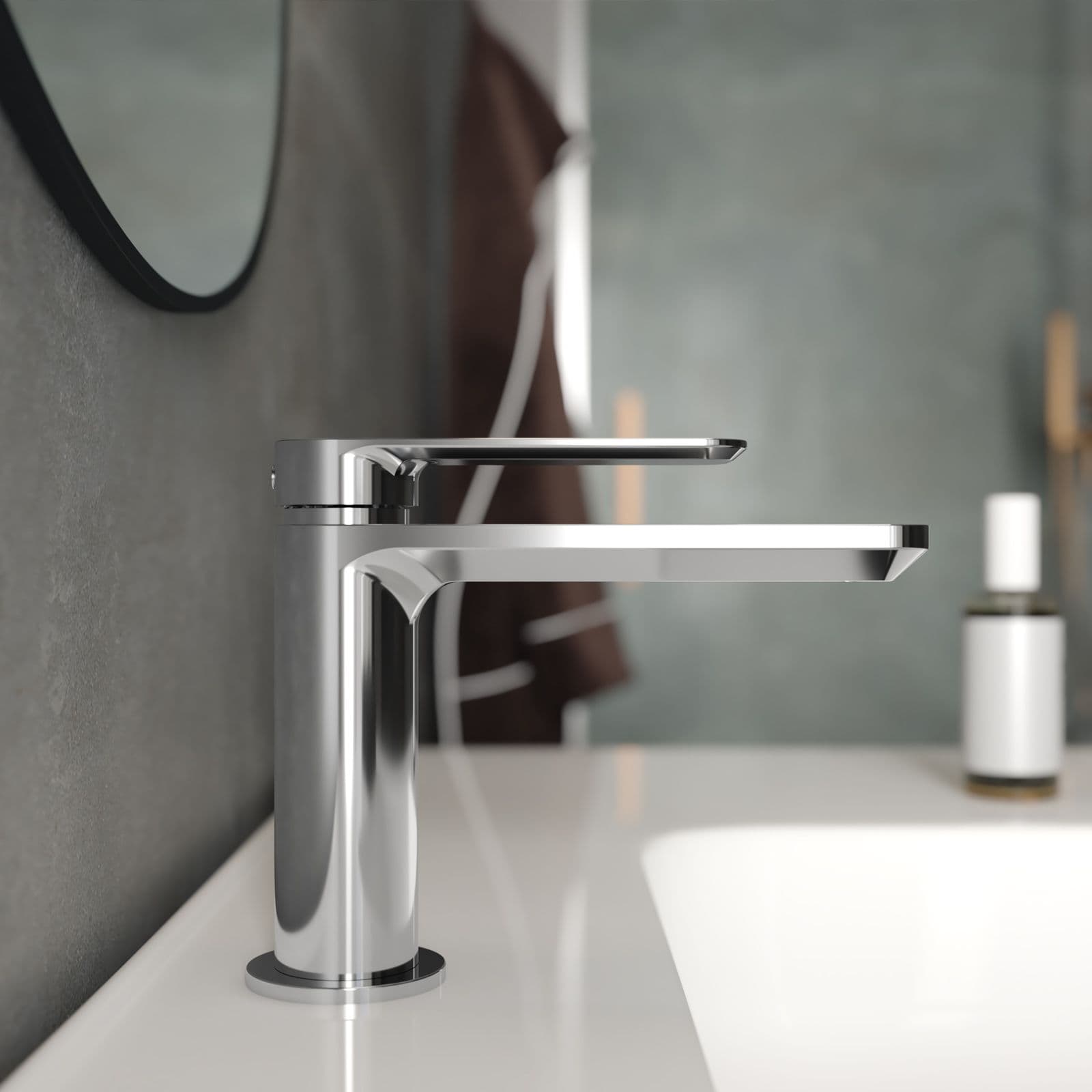Set miscelatore lavabo e bidet con esterno doccia cromo – Fusion