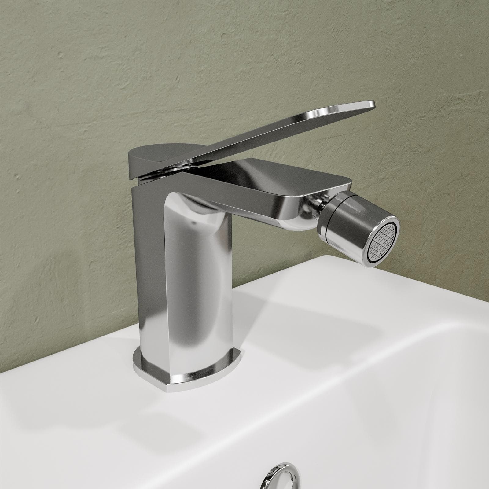 Set miscelatore lavabo e bidet con esterno doccia cromo – Wing